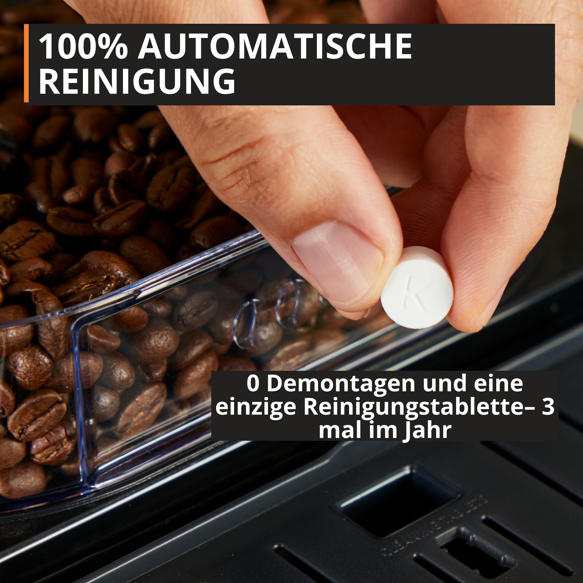 Krups Kaffeevollautomat »EA402H Serenity Milk« 5 Getränke, Milk Maestro-Technologie, automatische Reinigung, 2 Tassen
