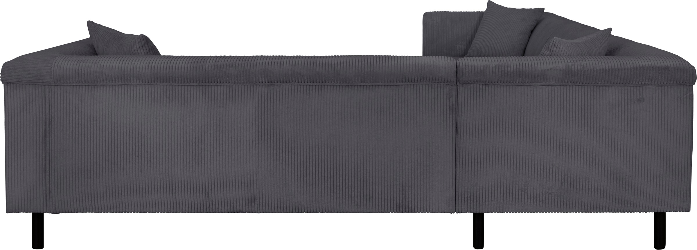 INOSIGN Ecksofa »AGNIA L-Form  B/T/H: 244/244/71 cm«, incl. Zierkissen, gleichschenklig, auch in Cord