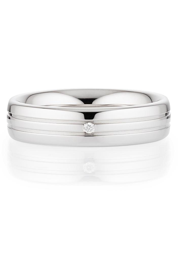 Bruno Banani Trauring »Schmuck Geschenk Ehering Hochzeit Damenring Herrenring«, wahlweise mit oder ohne Brillant, Made in Germany