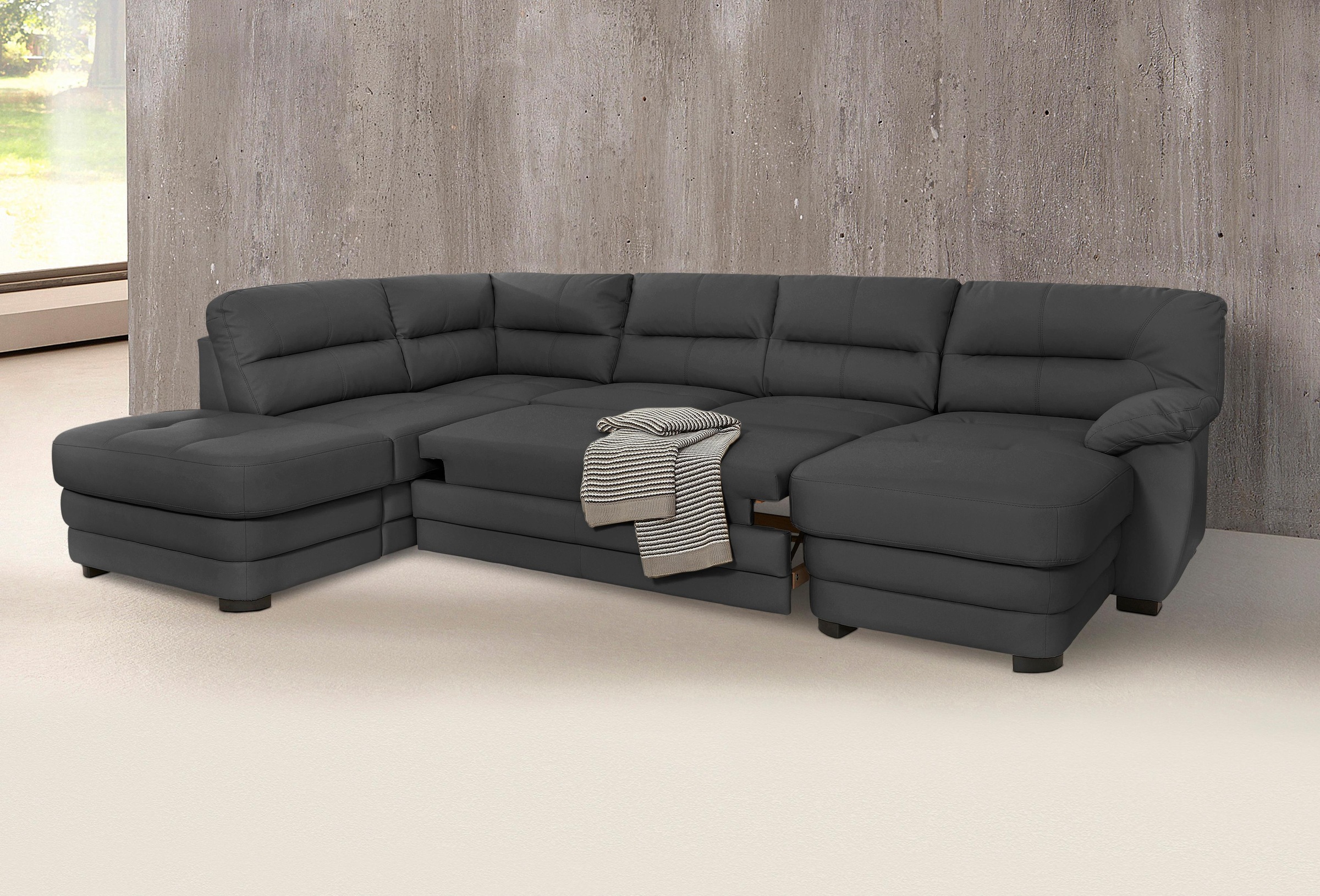 COTTA Wohnlandschaft »Royale U-Form«, wahlweise mit Bettfunktion