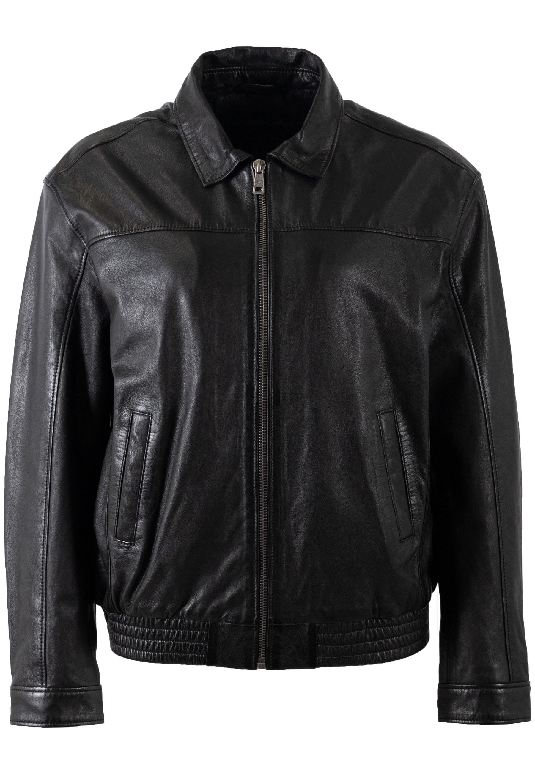 Mauritius Lederjacke »MWTylli OS OT« Bomberjacke mit Elastikbund