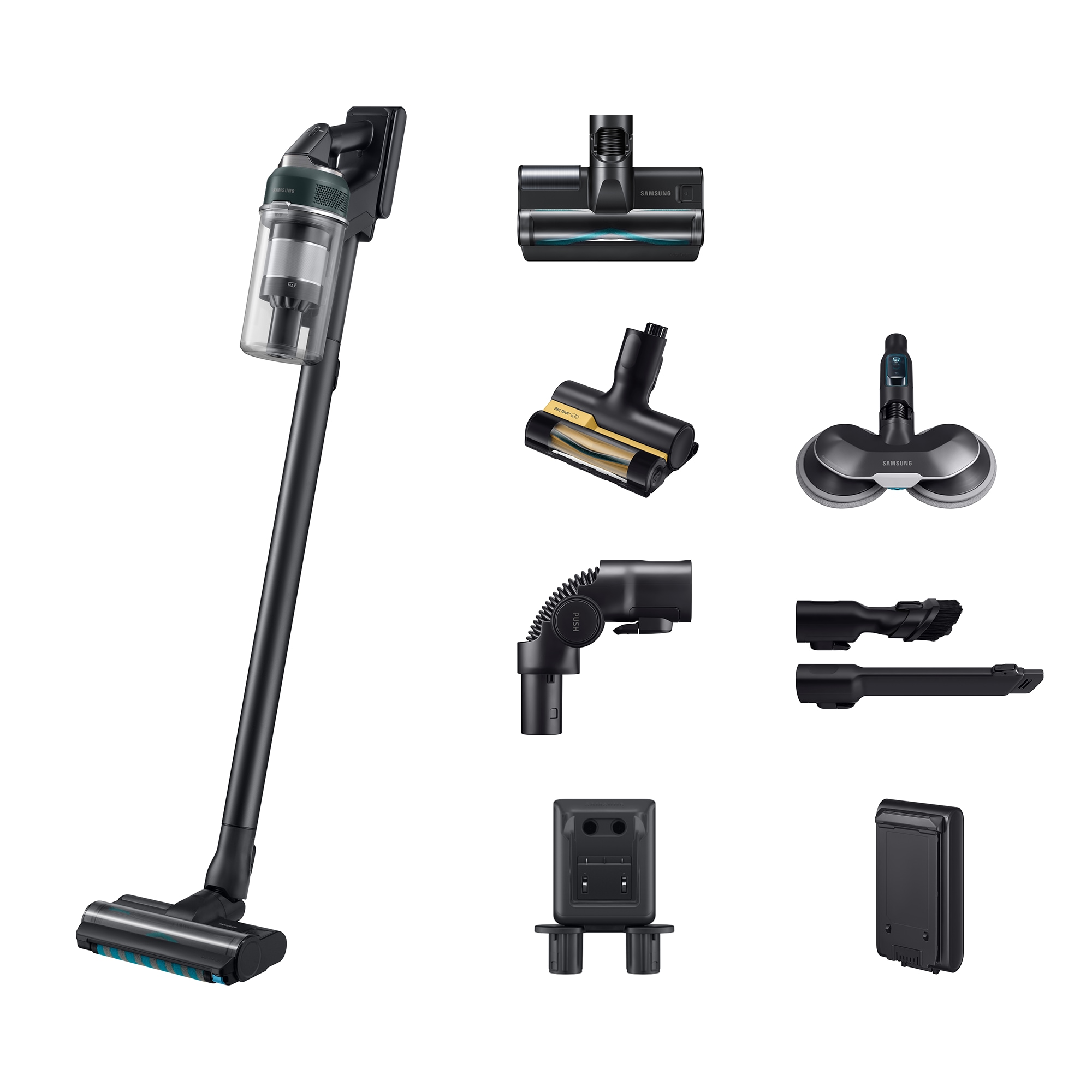 Samsung Akku-Handstaubsauger »VS70H25XHT/WD, Jet 85S Wet&Clean« beutellos, 770 W, beutellos, Ersatzakku separat erhältlich