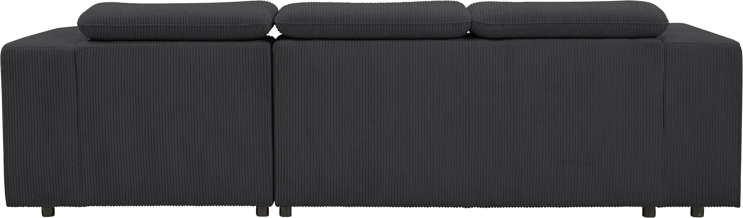 WERK2 Ecksofa »Cherry, modernes Sofa mit Komfortfunktionen, Breite 270cm, L-Form,«, bequem, mit verstellbaren Kopfteilen, Schlaffunktion und Bettkasten