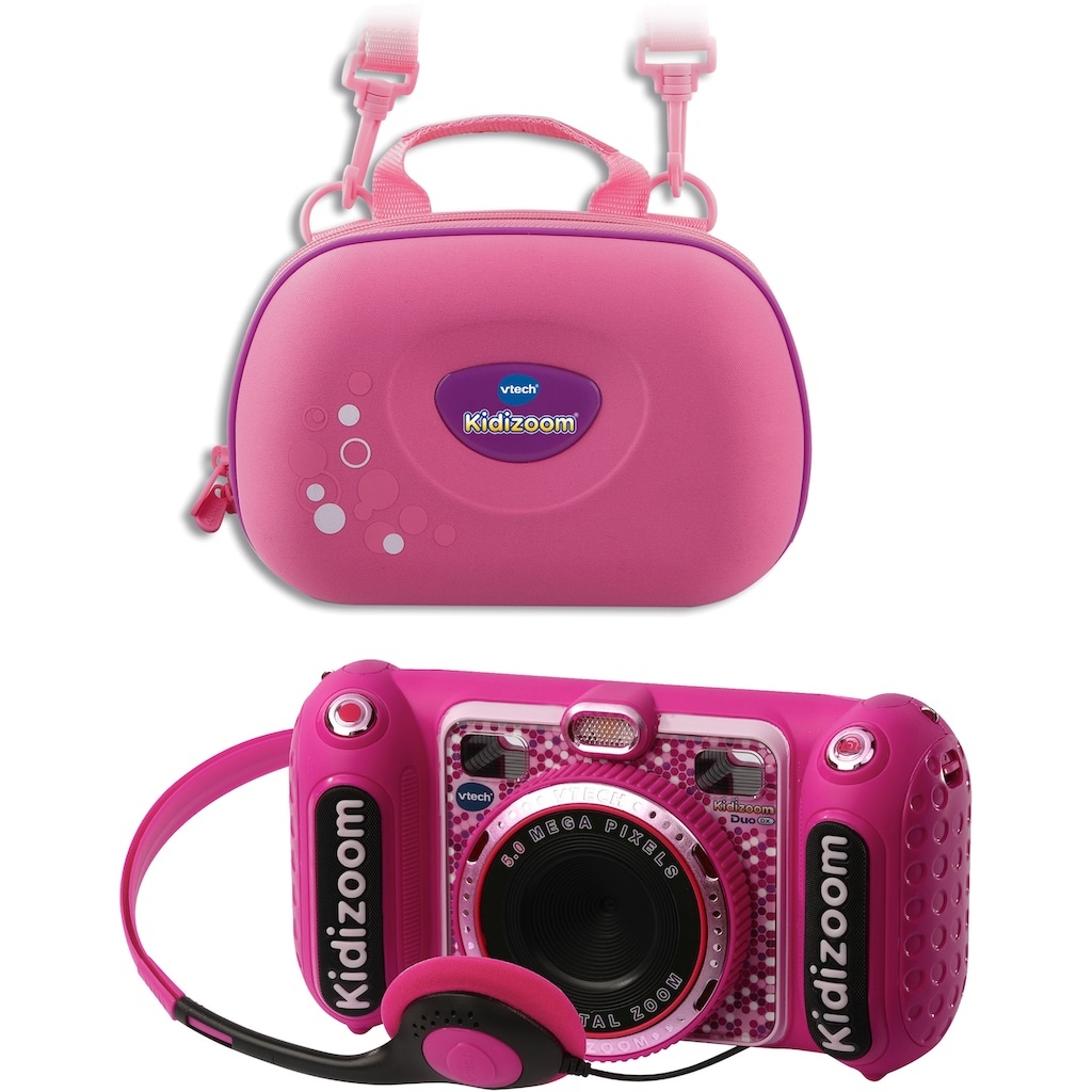 Vtech® Kinderkamera »KidiZoom Duo DX, pink«, 5 MP, inkl. Tragetasche