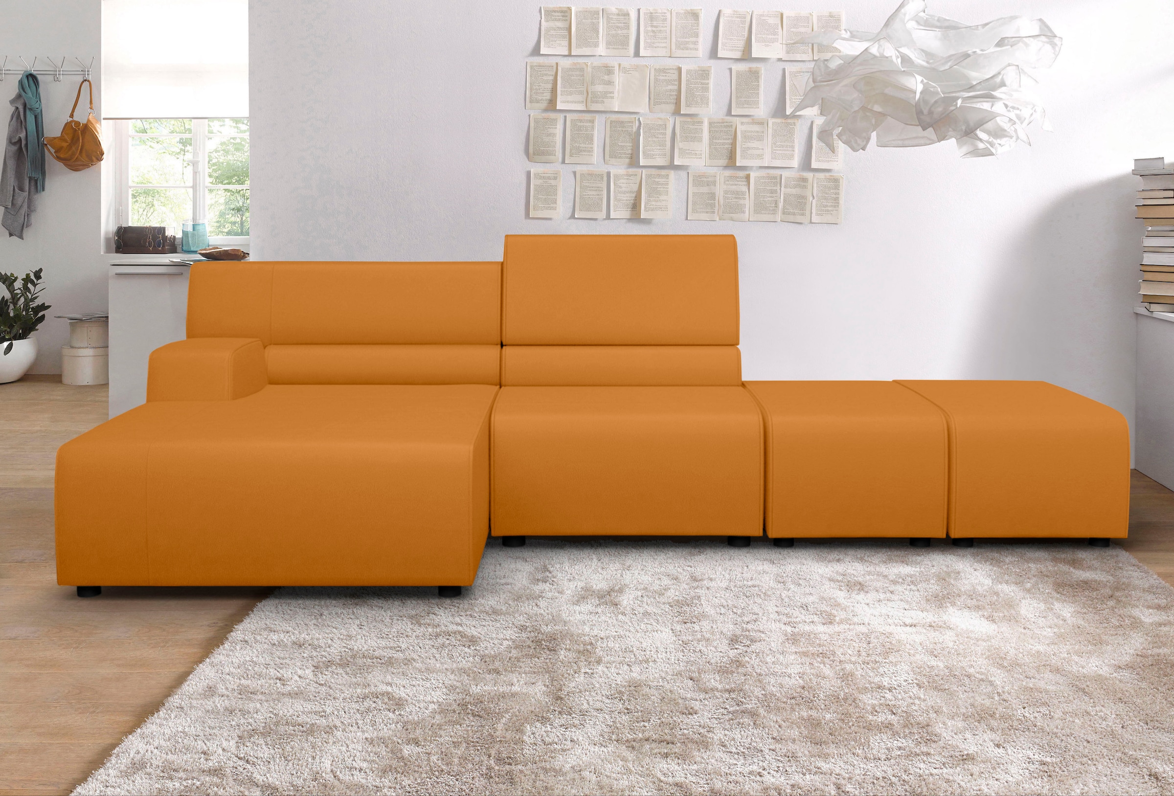 Egoitaliano Ecksofa »Babouche, Designsofa mit außergewöhnlichem Sitzkomfort günstig online kaufen