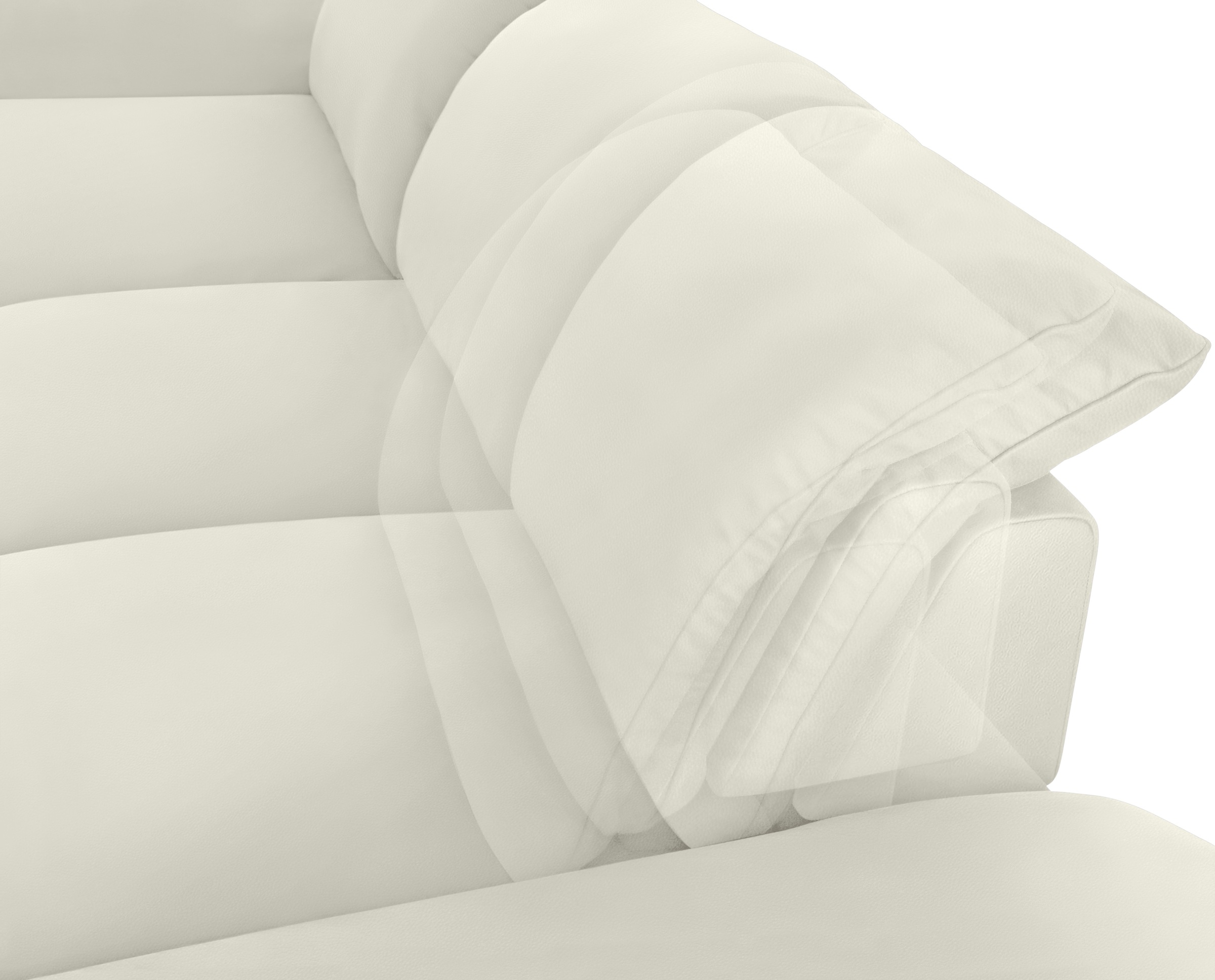 W.SCHILLIG Ecksofa »enjoy&MORE, Designsofa, bequem, zeitlos und elegant, L-Form«, mit Sitztiefenverstellung, Füße silber matt, Breite 340 cm