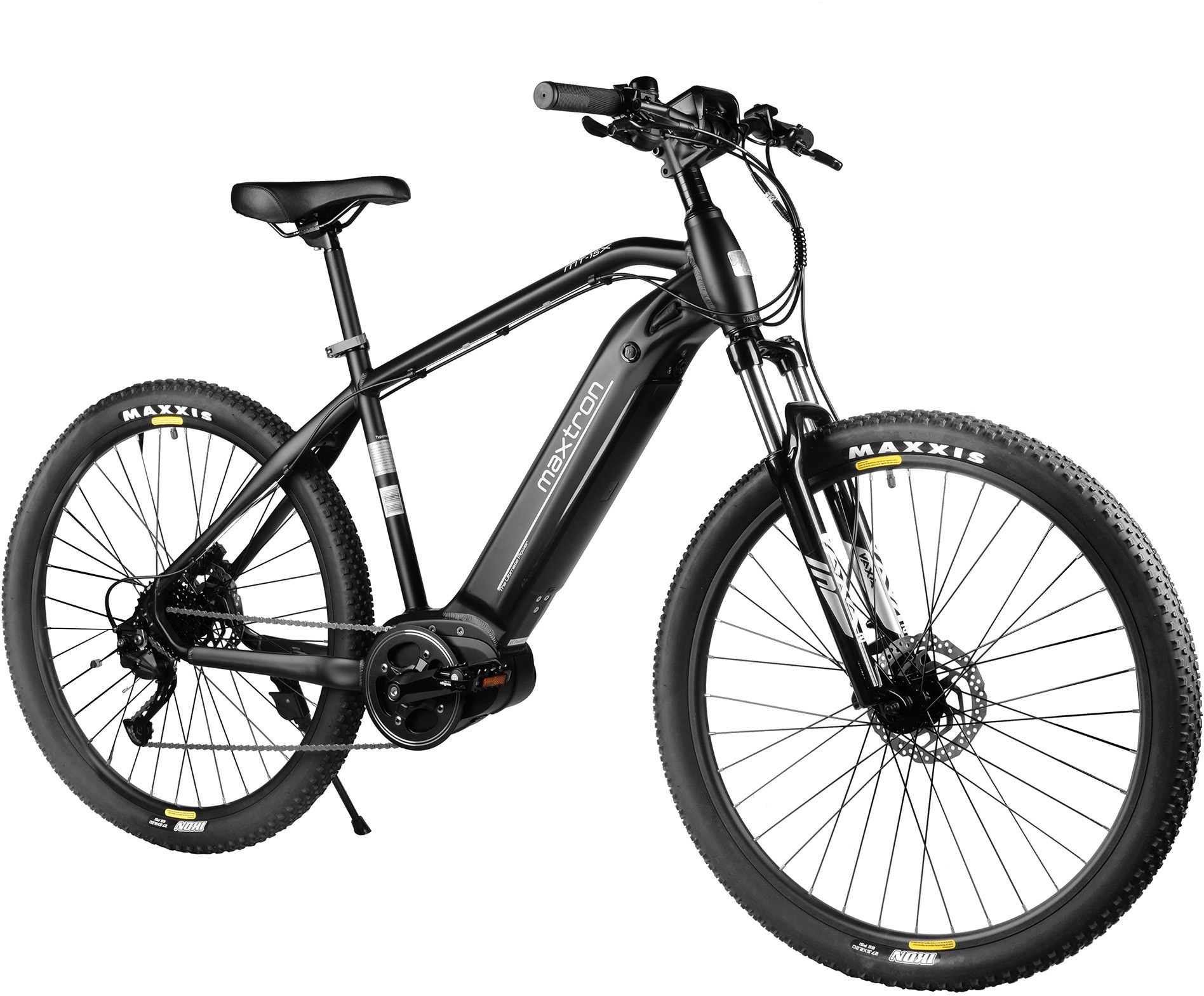 Maxtron E-Bike »MT 15X«, 9 Gang, Shimano, Alivio, Mittelmotor 250 W, Pedelec, Elektrofahrrad für Damen u. Herren, MTB