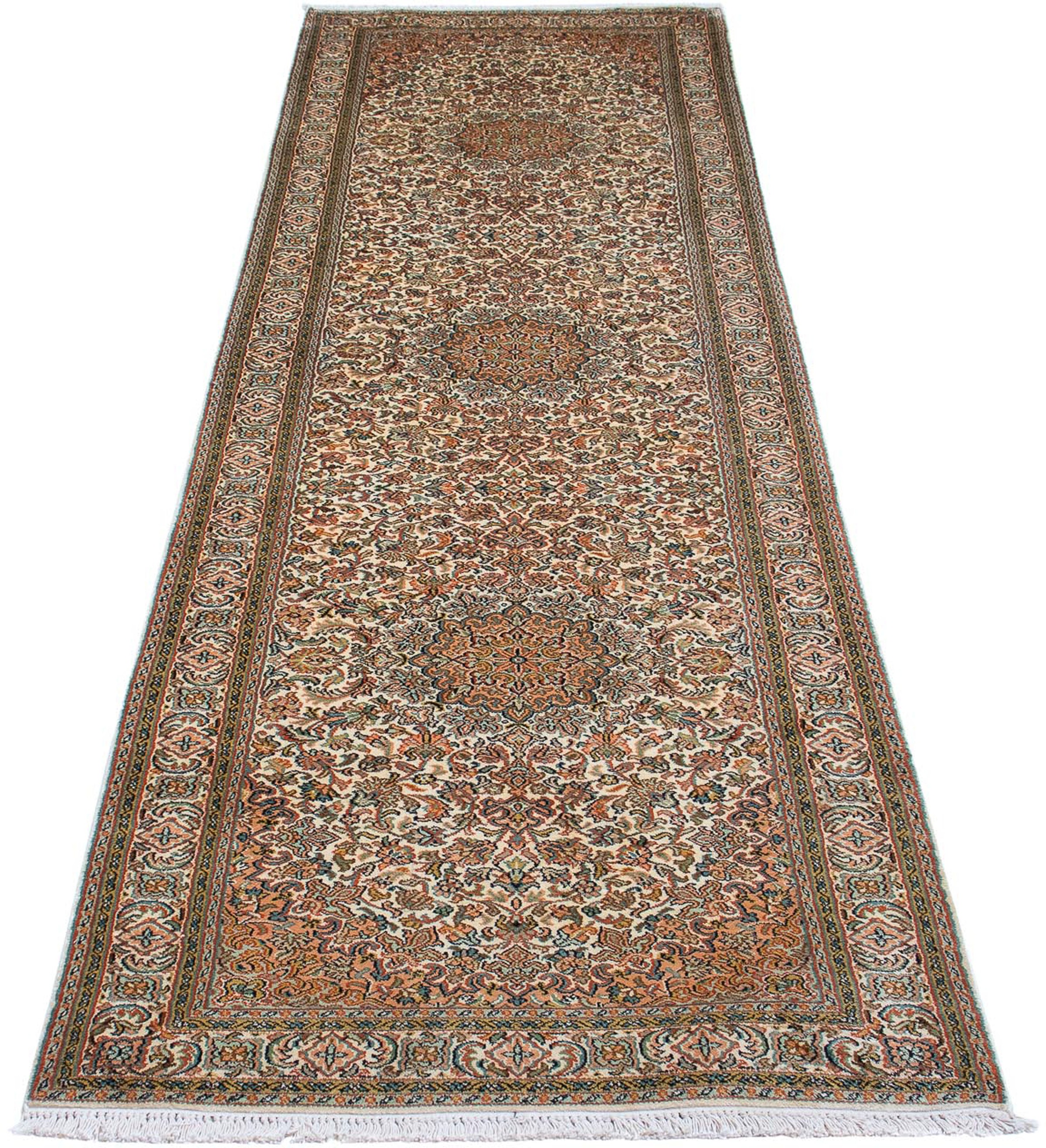 morgenland Seidenteppich »Seiden - Kaschmir Seide - 316 x 81 cm - beige«, r günstig online kaufen