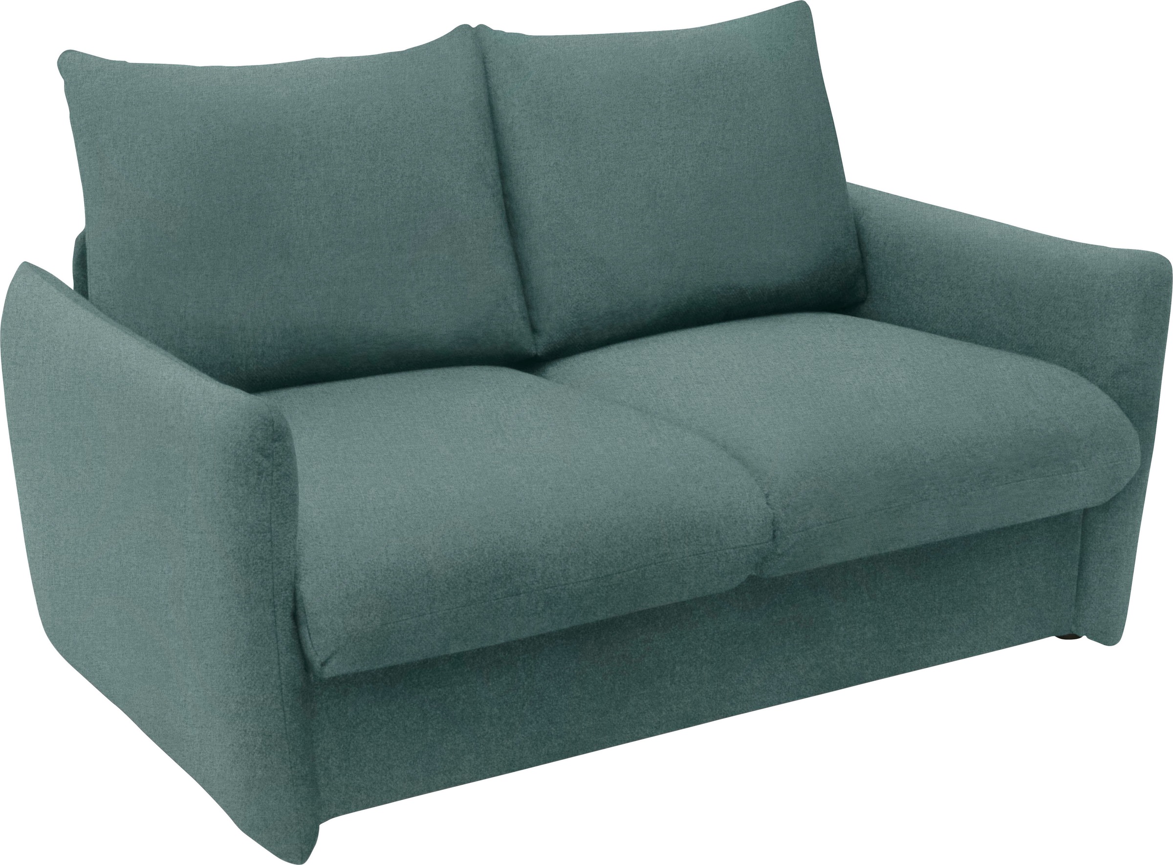 DOMO collection Schlafsofa »700023 Schlaffunktion, Federkern, 2-Sitzer, stabile Liegefläche«, Sitzflächen einzeln ausklappbar zum Schlafen, Relaxen und Entspannen