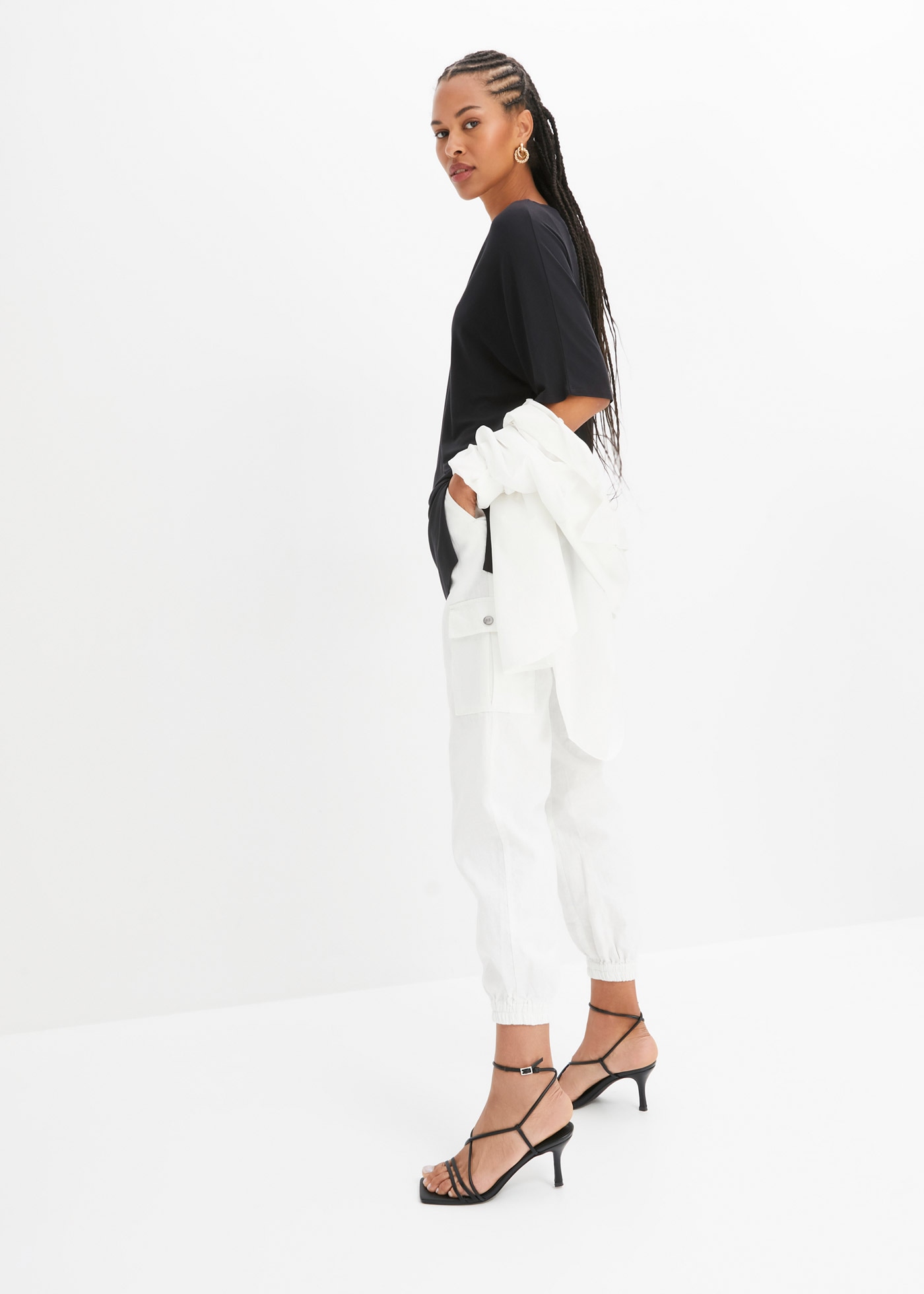 bonprix T-Shirt »Long-Shirt aus nachhaltigem Viskose-Mix«, Long-Shirt aus nachhaltigem Viskose-Mix
