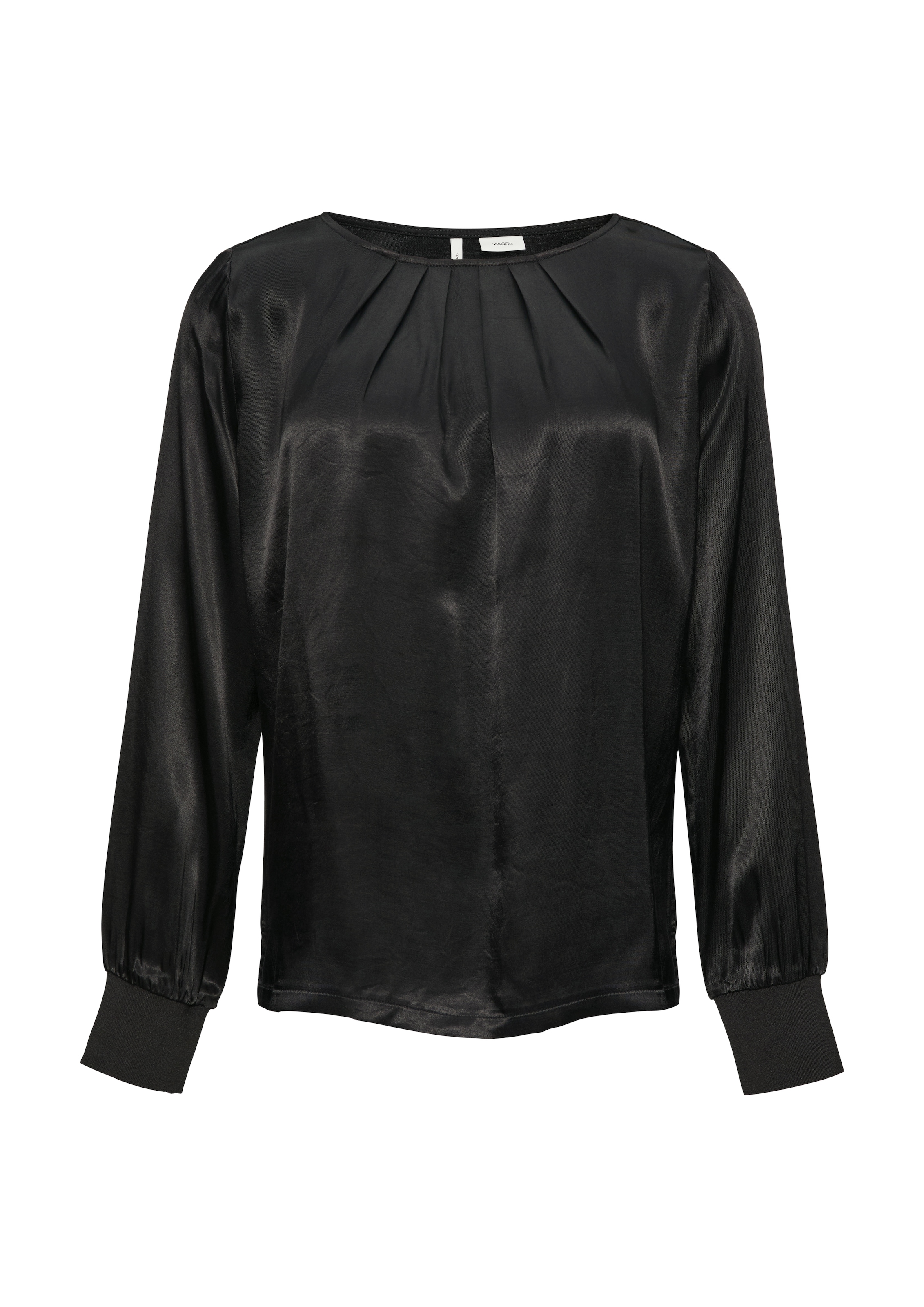 s.Oliver BLACK LABEL Langarmshirt, mit U-Boot Ausschnitt