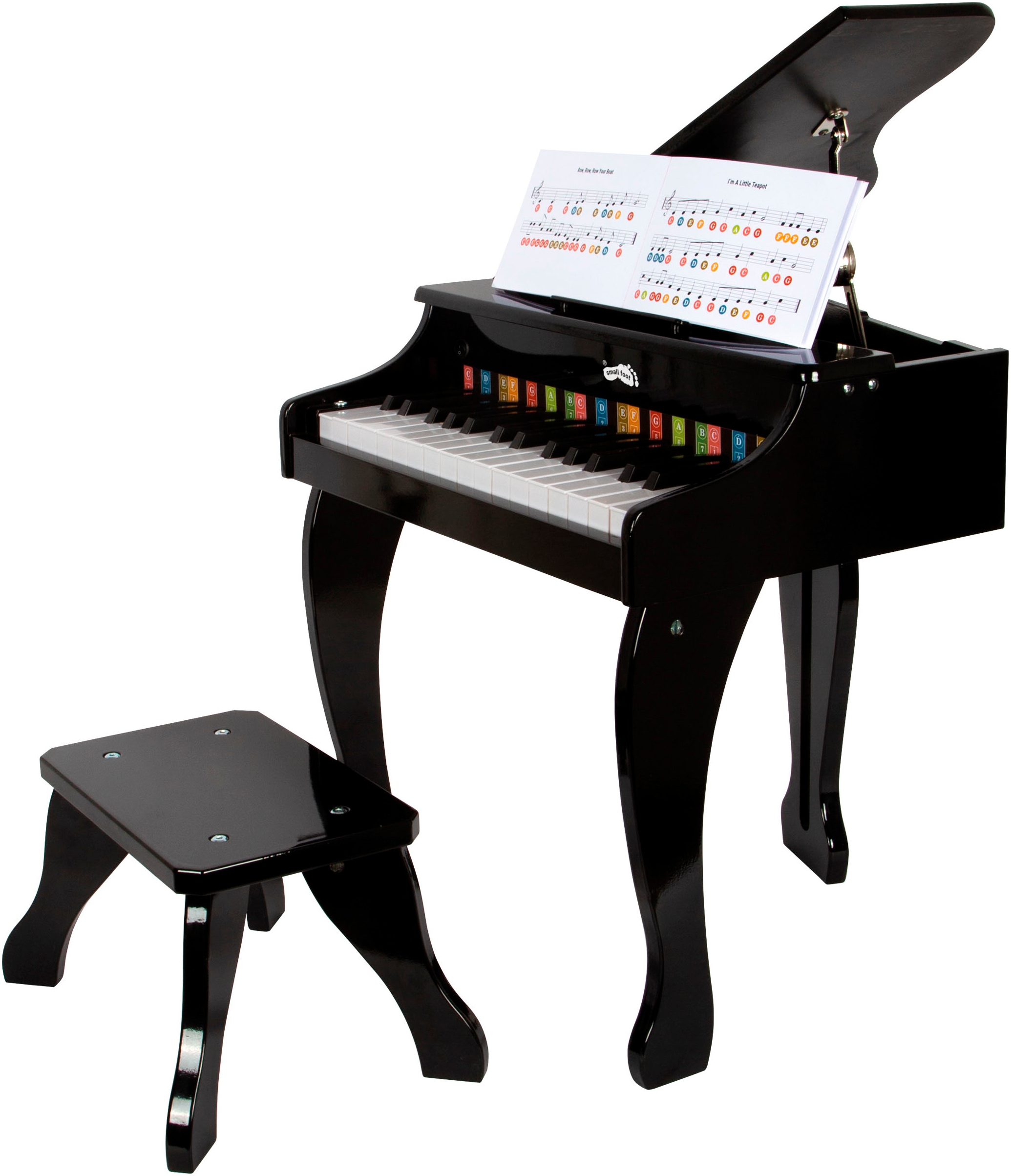Small Foot Spielzeug-Musikinstrument »Kinderklavier«, inklusive Hocker und Songheft