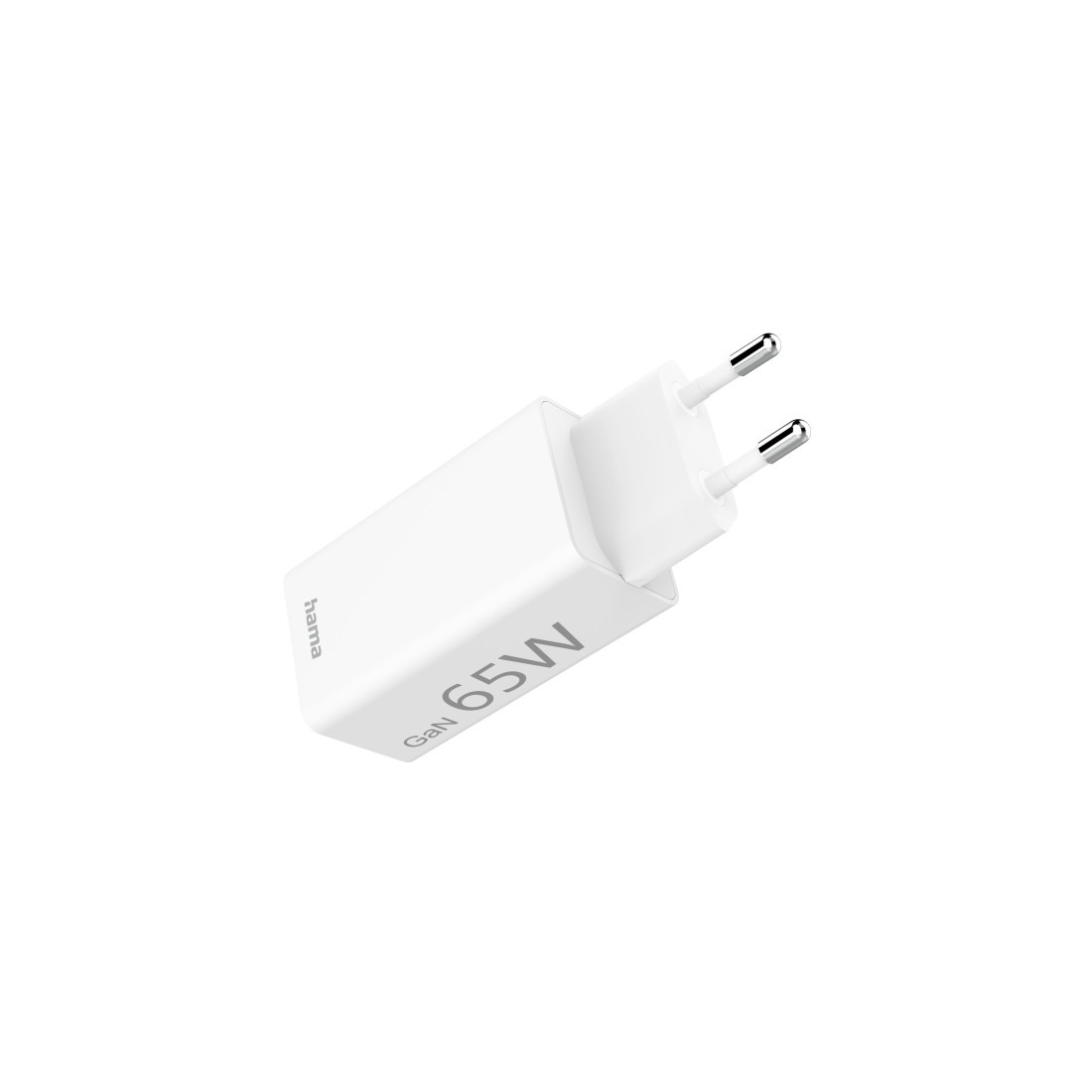 Hama Schnelllade-Gerät »Schnellladegerät, GaN, 1x USB C PD, 1x USB A QC, Mini Ladegerät, 65 W«