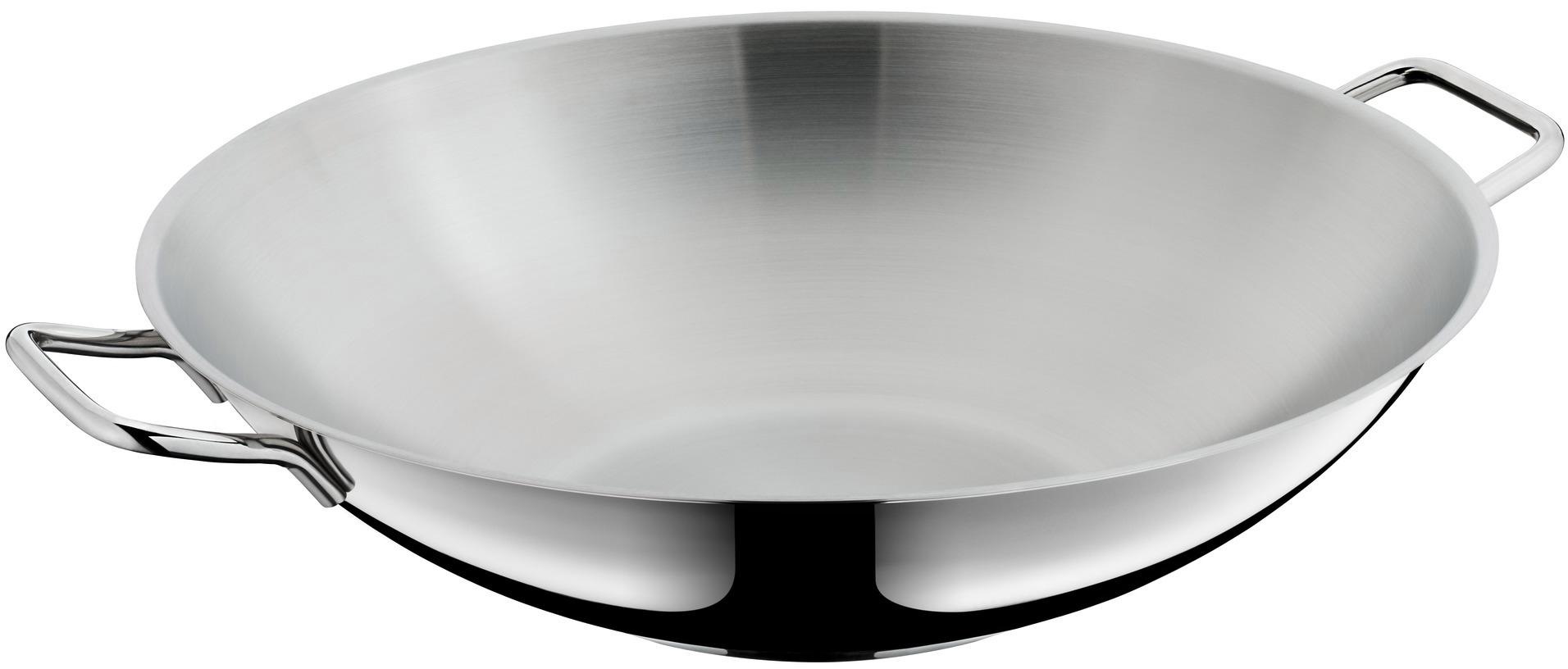 WMF Wok »Macao Wokpfanne mit Glasdeckel, Induktion«, Cromargan® Edelstahl R günstig online kaufen