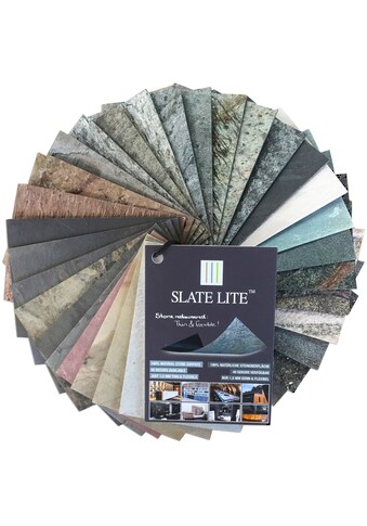 Slate Lite Dekorpaneele »Muster Slate Lite«, (Set, 1 tlg., Muster), Musterset aus... kaufen