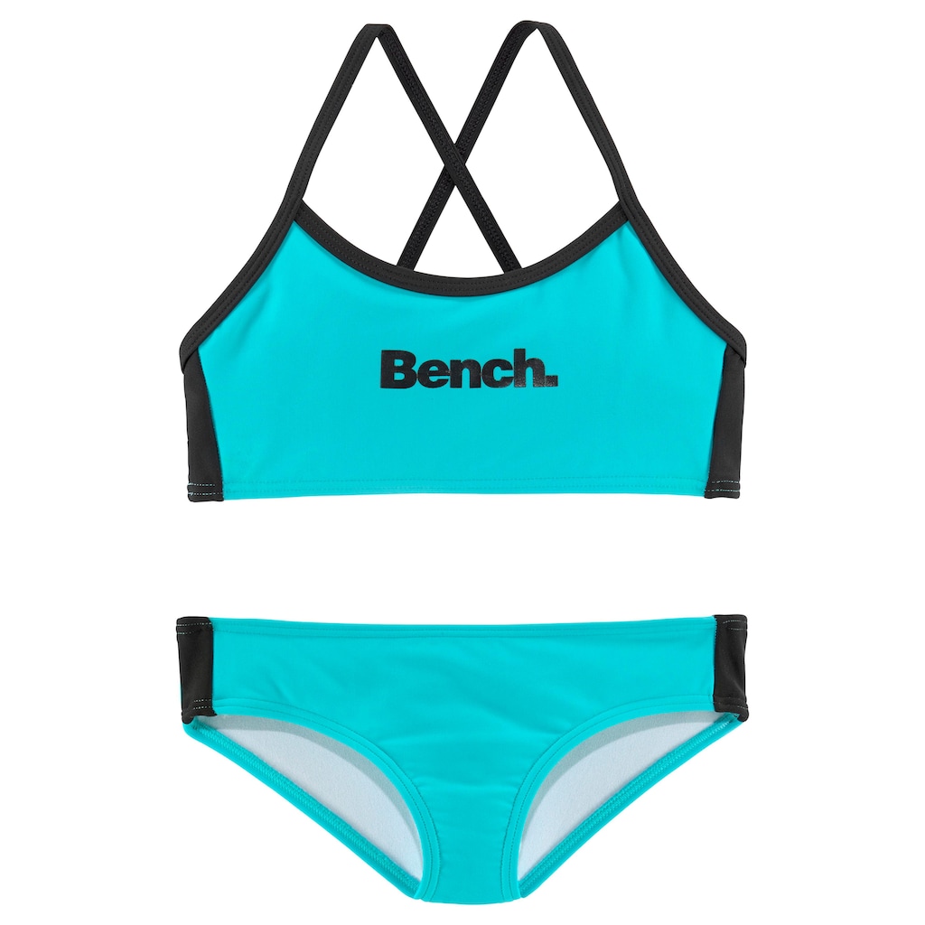 Bench. Bustier-Bikini, mit gekreuzten Trägern