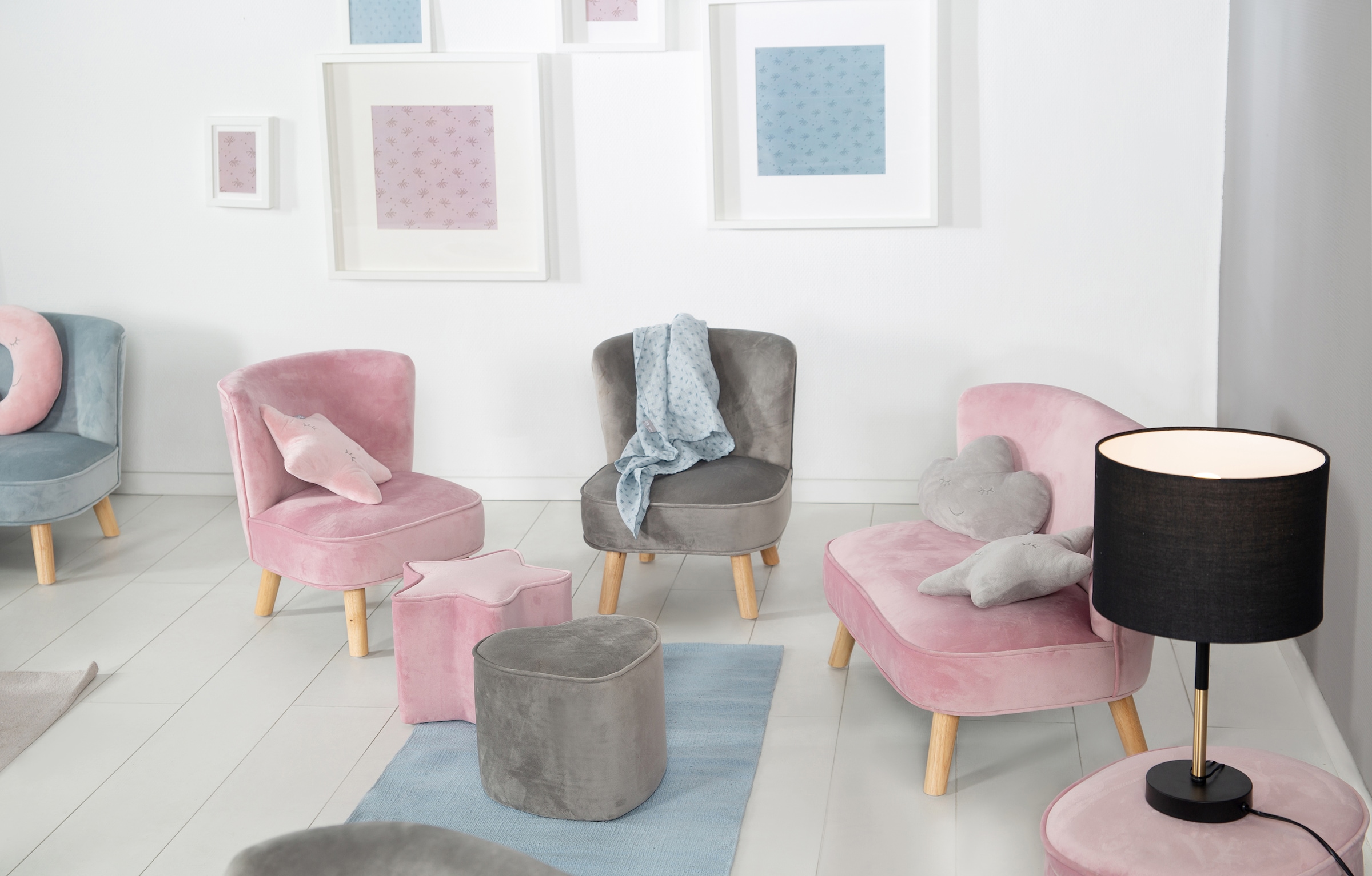 roba® Kindersessel »Lil Sofa«, mit Holzfüßen