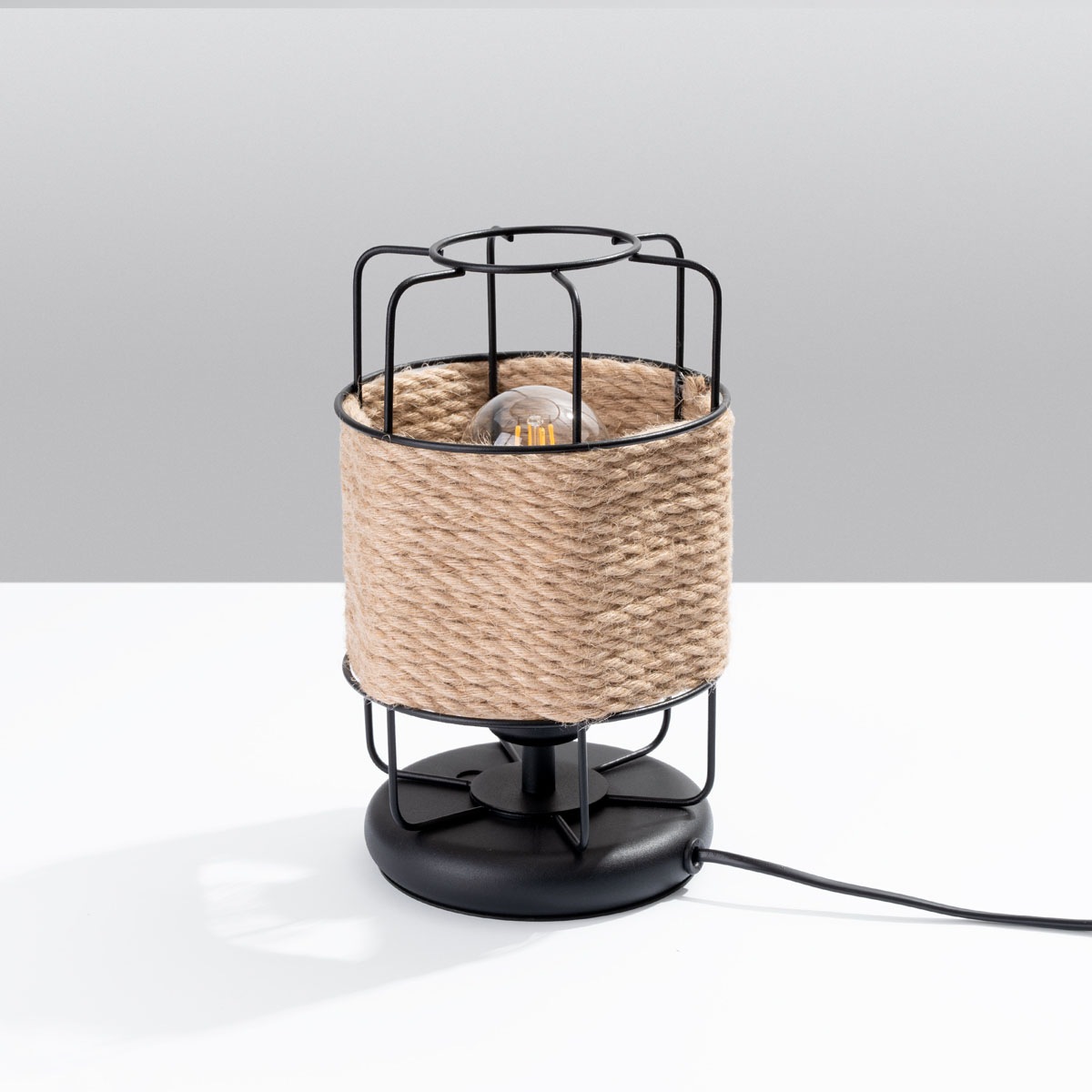 SOLLUX lighting Tischleuchte »GIZUR«, 1 flammig, Leuchtmittel E27   ohne Le günstig online kaufen