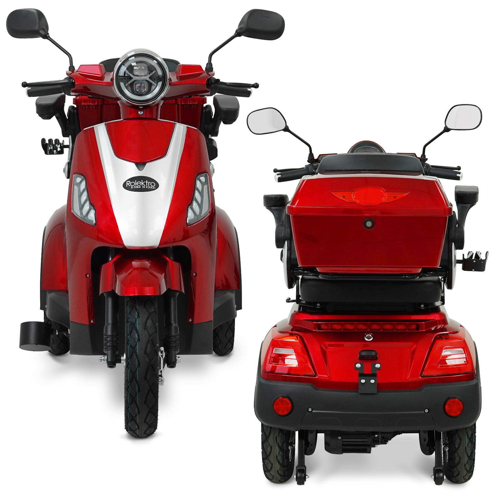 Rolektro Elektromobil »Rolektro E-Trike 15 V.2-R31 Bleigel« 1.400 W 15 km/h