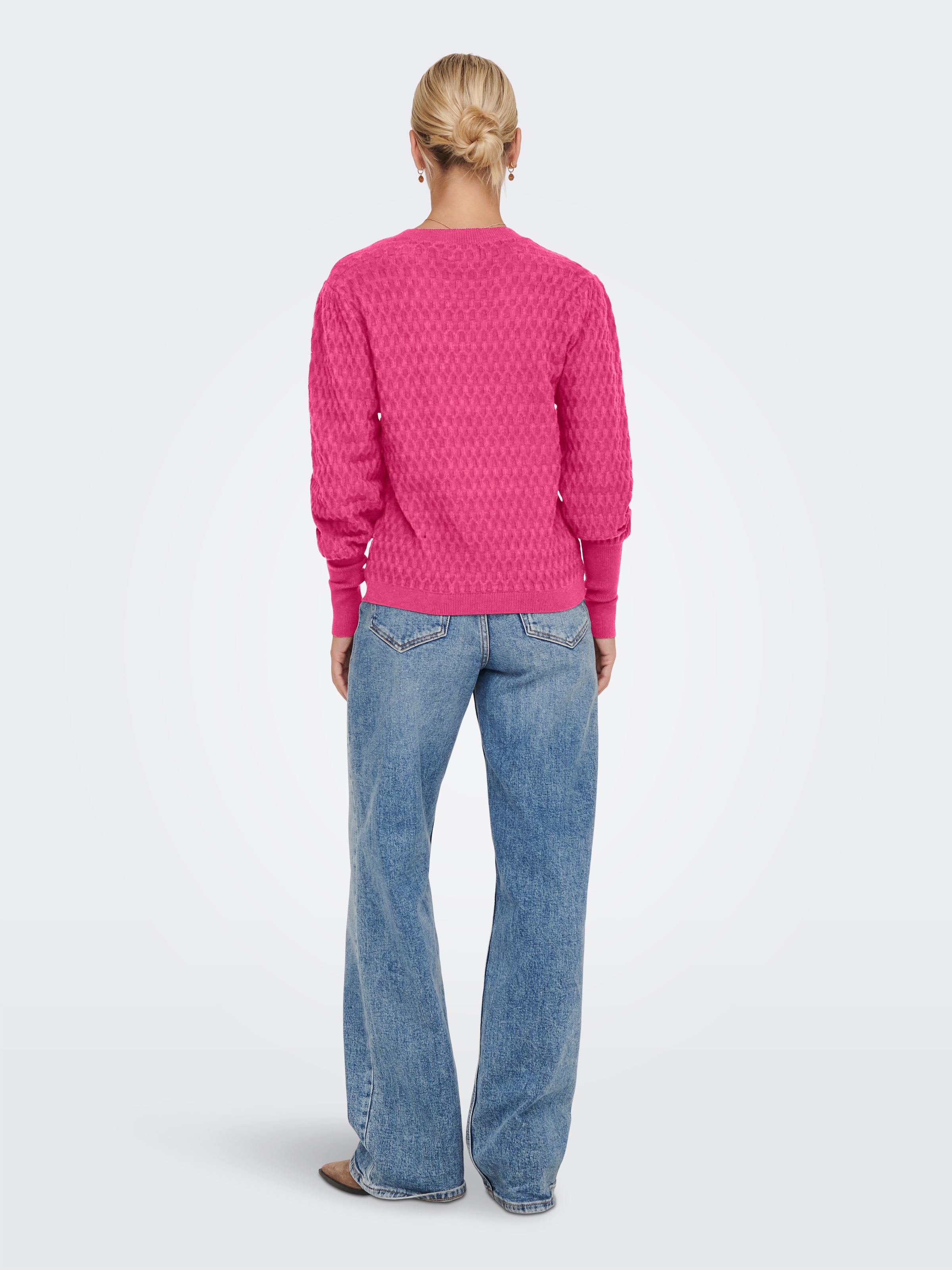 ONLY Rundhalspullover »ONLFAYE LIFE L/S PULLOVER KNT NOOS«