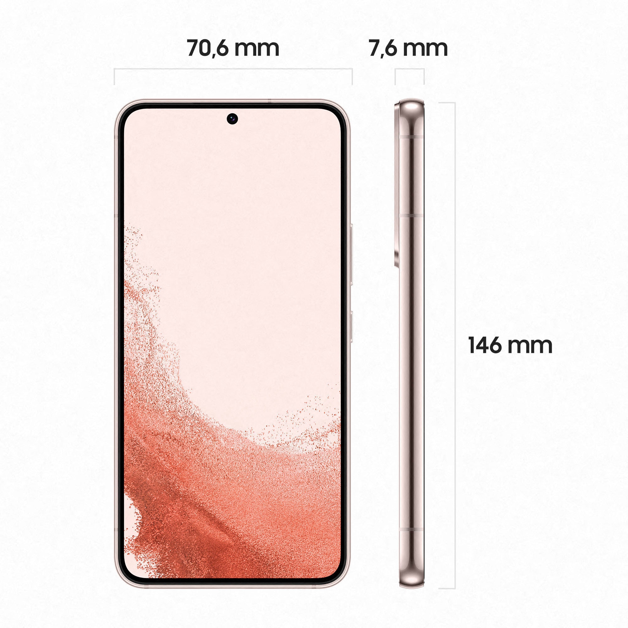 12. Bild von SAMSUNG Galaxy S22, 256 GB, Pink Gold