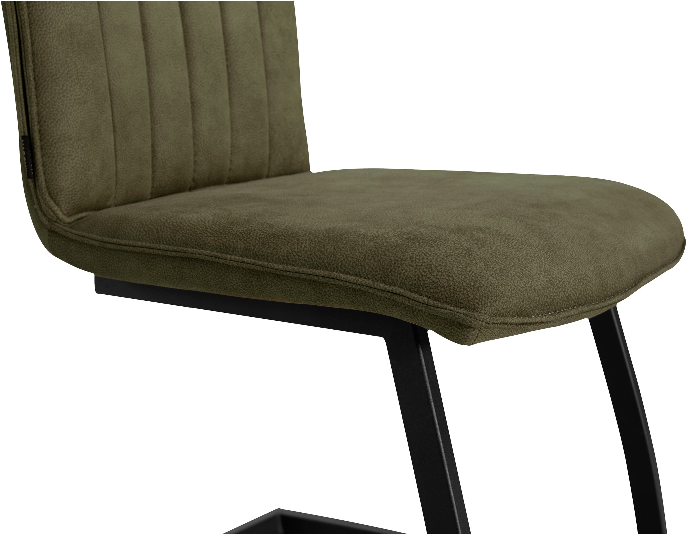 OMG Design Freischwinger »Amara«, (Set), 1 St., Stoff, Esszimmerstuhl, Küchenstuhl, pflegeleichter Bezug