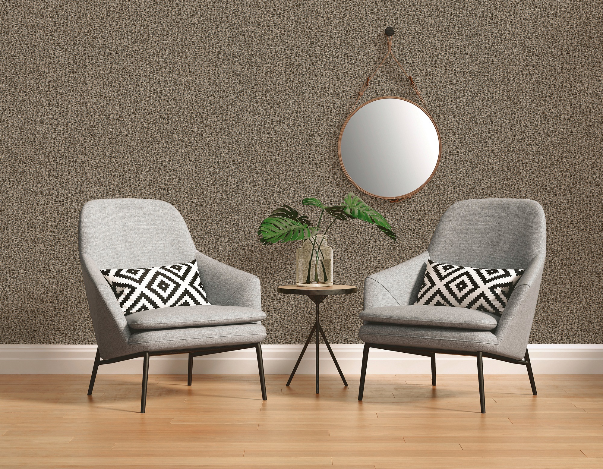 A.S. Création Vliestapete »Trendwall im Zebra Print«, animal print, Tapete Tiere