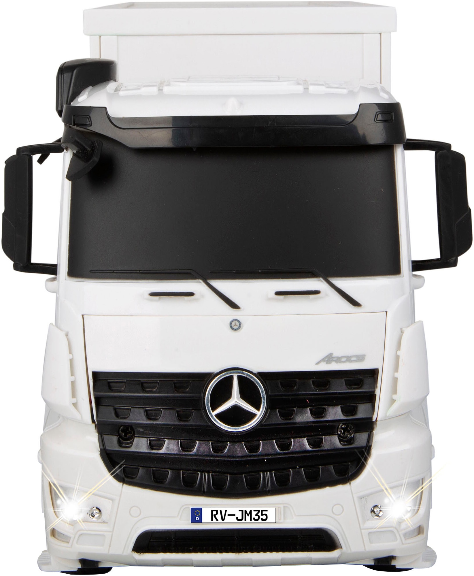 Jamara RC-Auto »Container LKW Mercedes-Benz Arocs 1:26 2,4GHz«, mit LED Licht