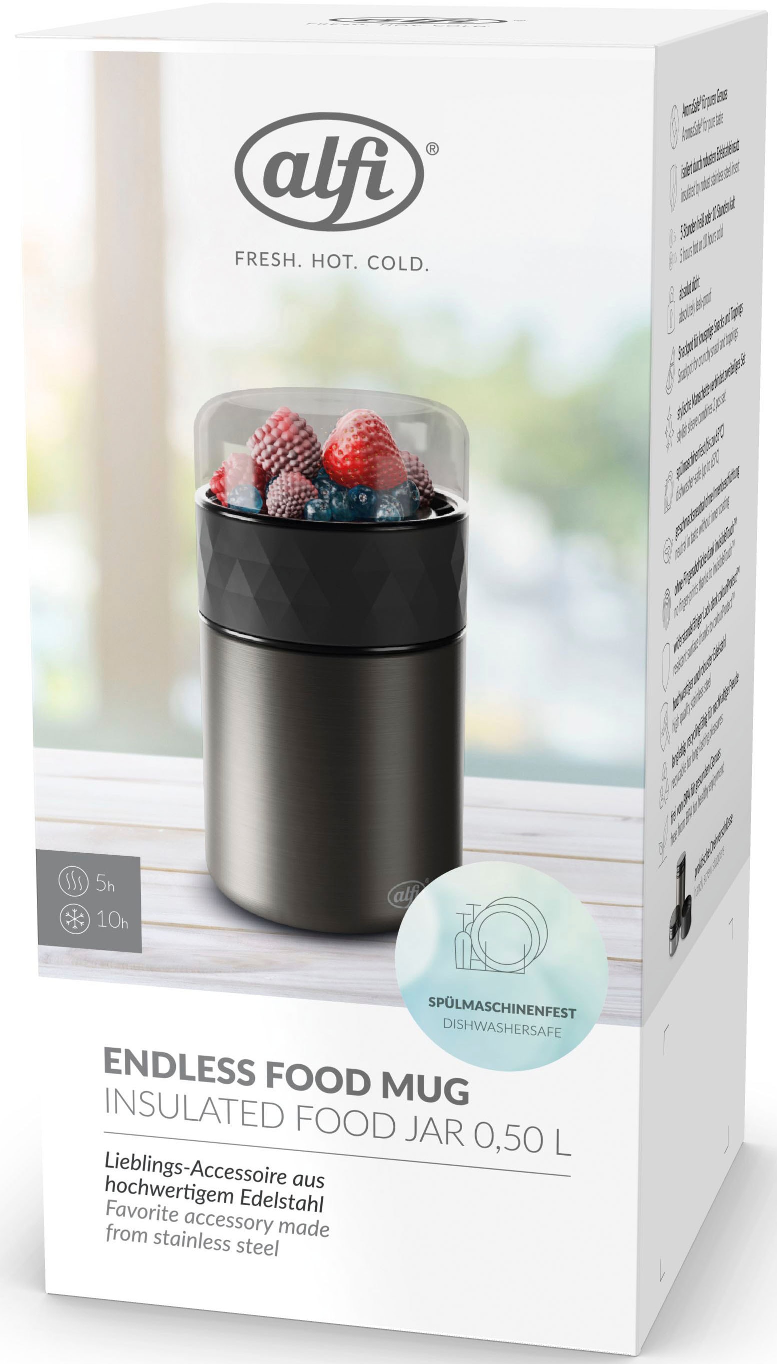 Alfi Thermobehälter »ENDLESS FOOD« 1 Stk. tlg. mit Snackpot, 500 ml