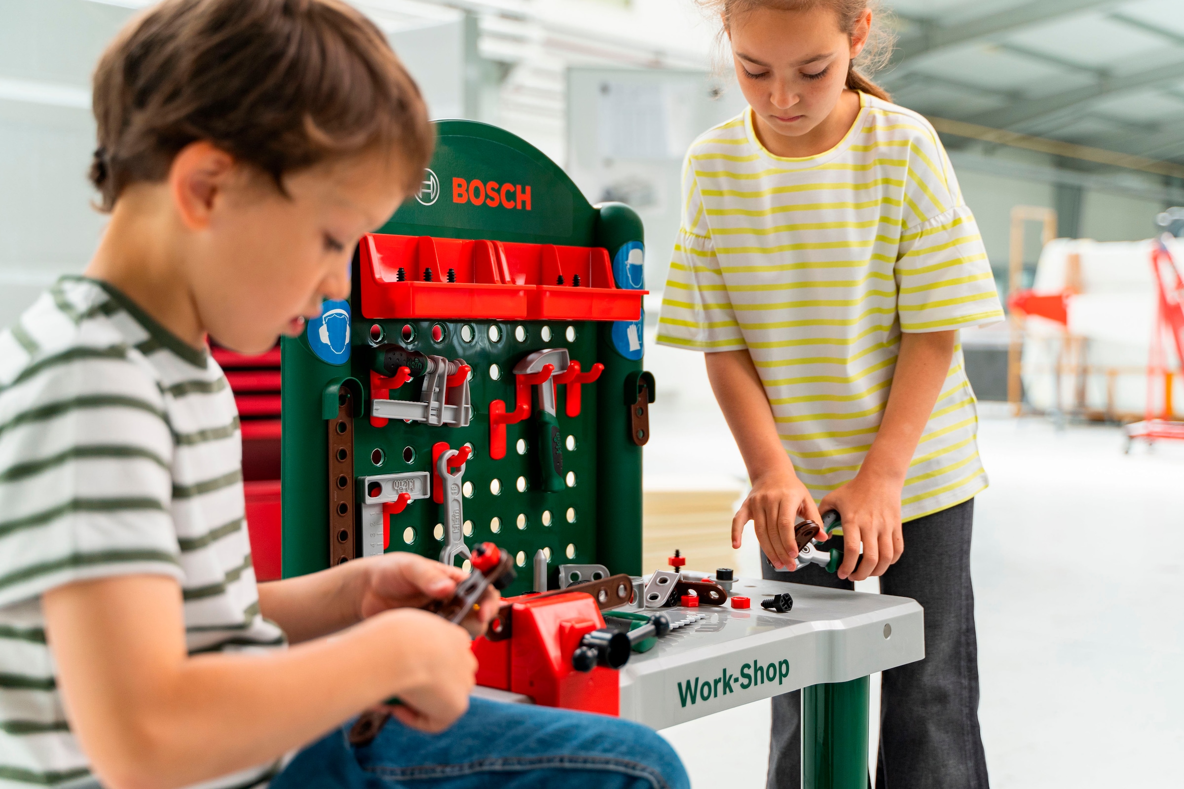 Klein Spielwerkbank »Bosch Workshop«, Made in Germany