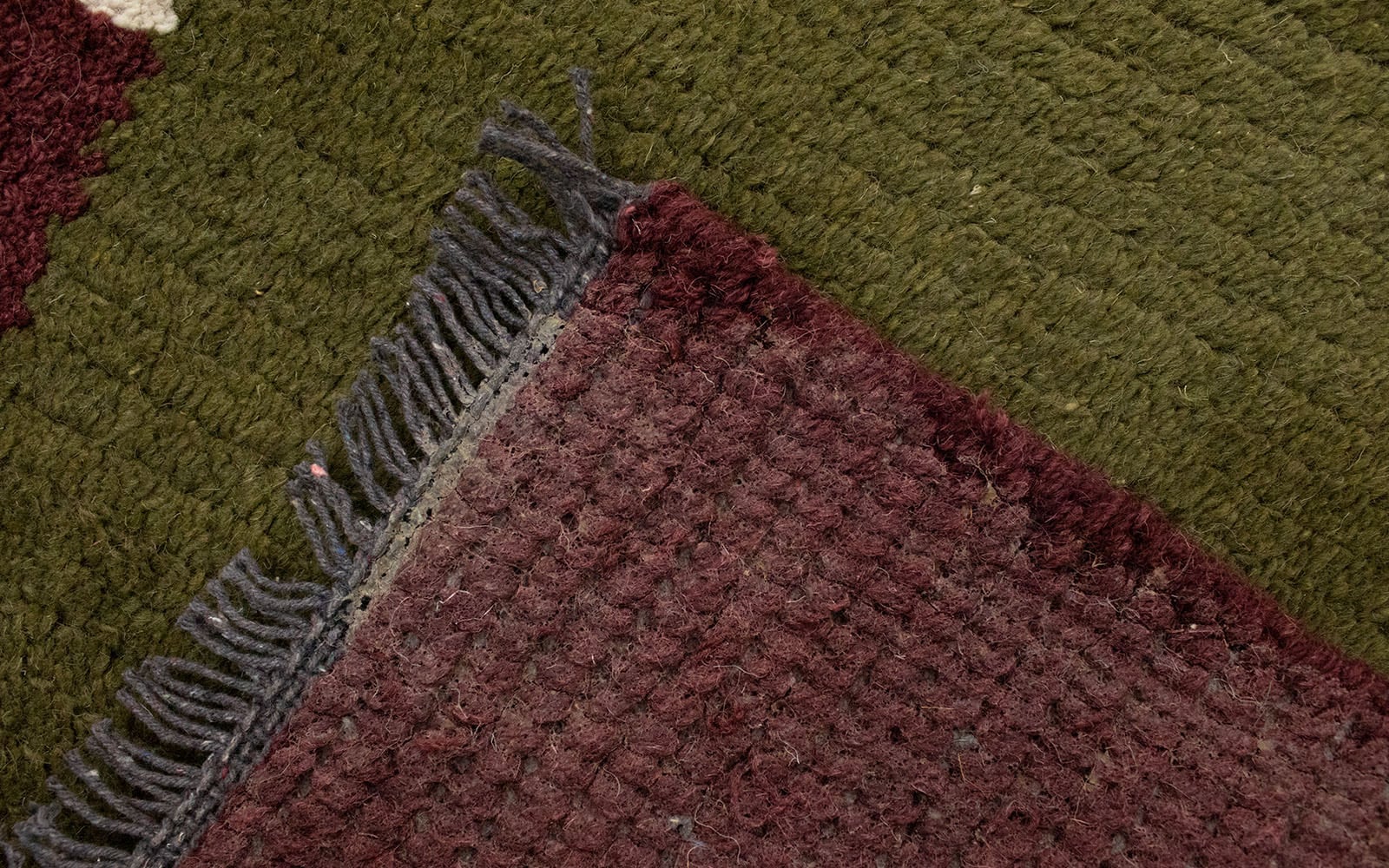 morgenland Wollteppich »Nepal Teppich handgeknüpft bestellen handgeknüpft grün«, online rechteckig