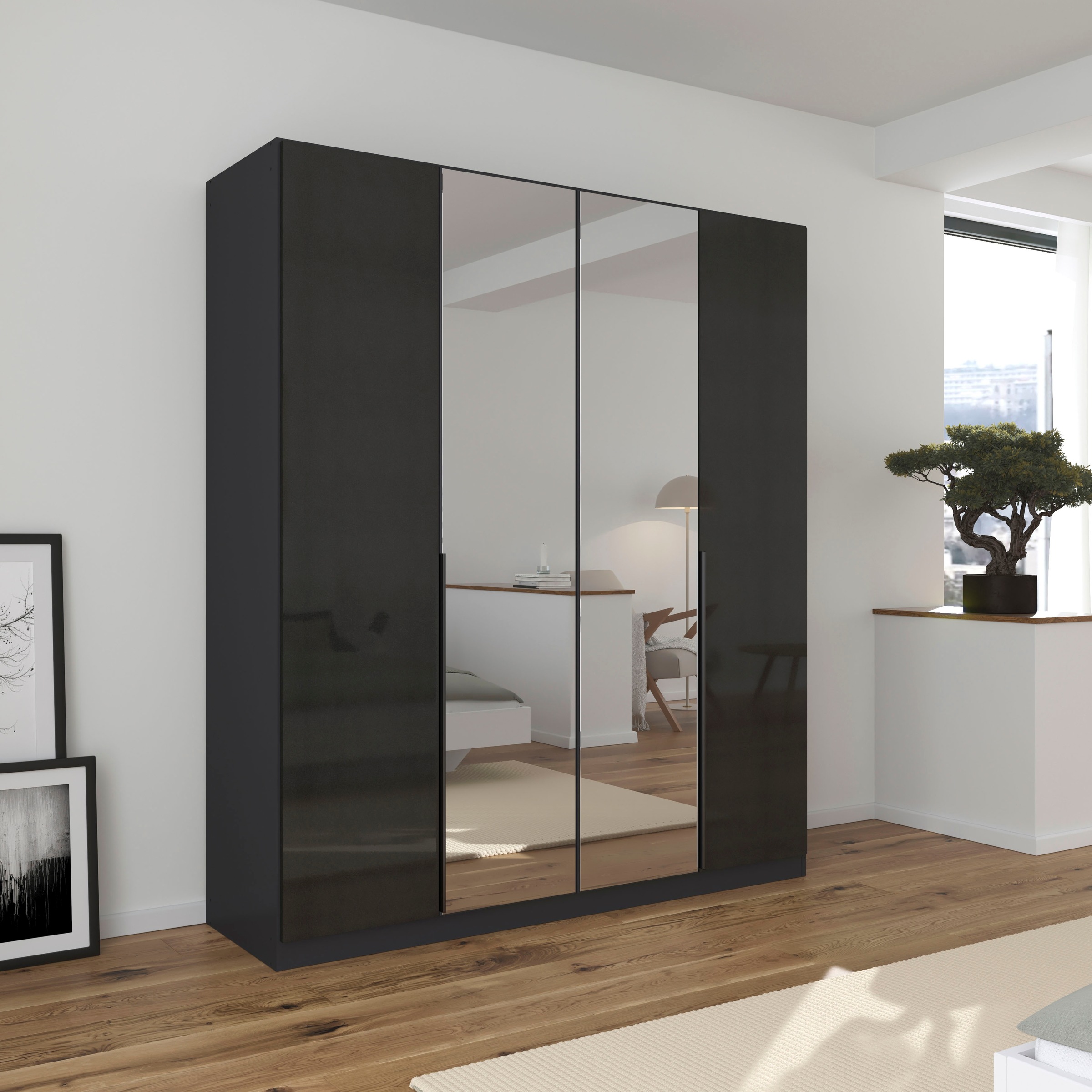 rauch Drehtürenschrank "Kleiderschrank Schrank Garderobe AGORDO mit Dekor- günstig online kaufen