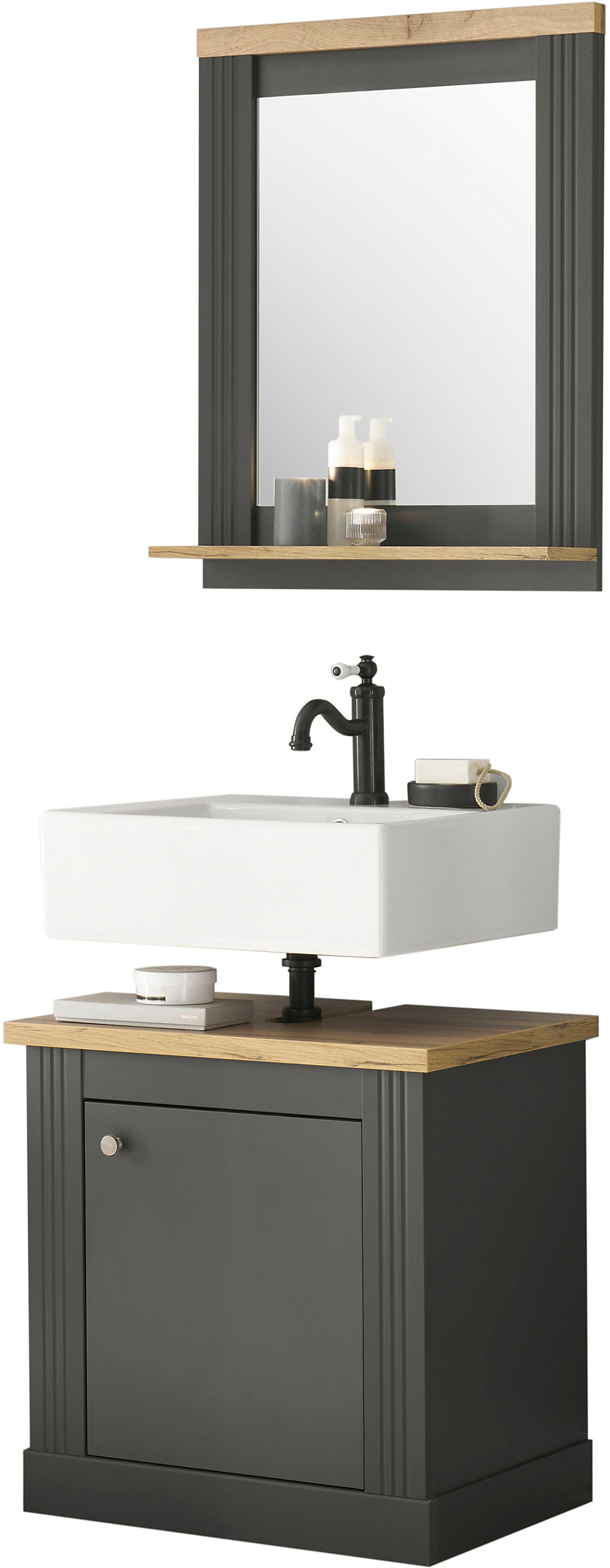 Home affaire Badmöbel-Set »WESTMINSTER, Bad im Landhausstil, 2-teiliges Bad günstig online kaufen