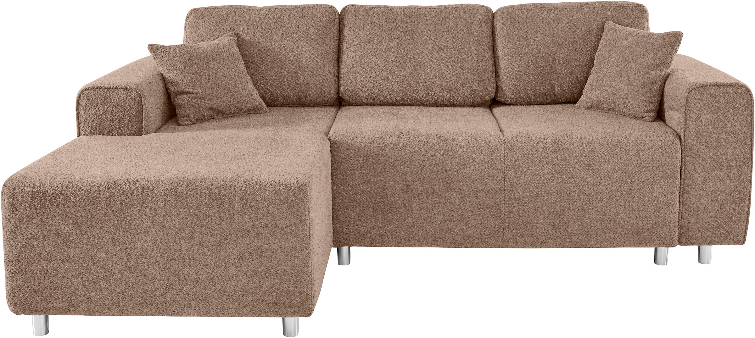 Home affaire Ecksofa "Györ", L-Form, wahlweise mit Bettfunktion und Bettkas günstig online kaufen