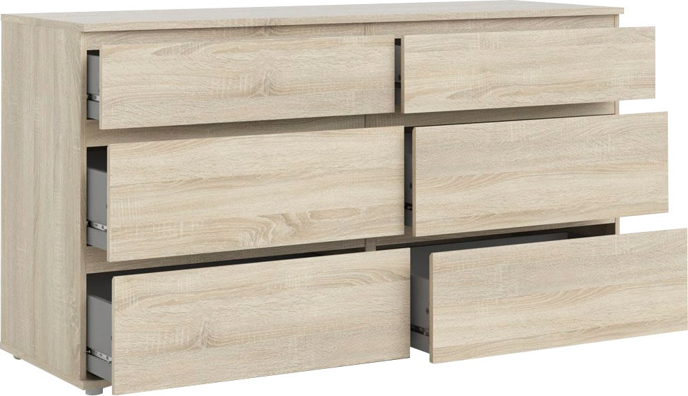 INOSIGN Kommode »Nova, Aufbewahrung, Schubladenschrank, Stauraum«, 8 Schubladen, Stauraum, grifflos, Breite 154 cm, Höhe 84 cm