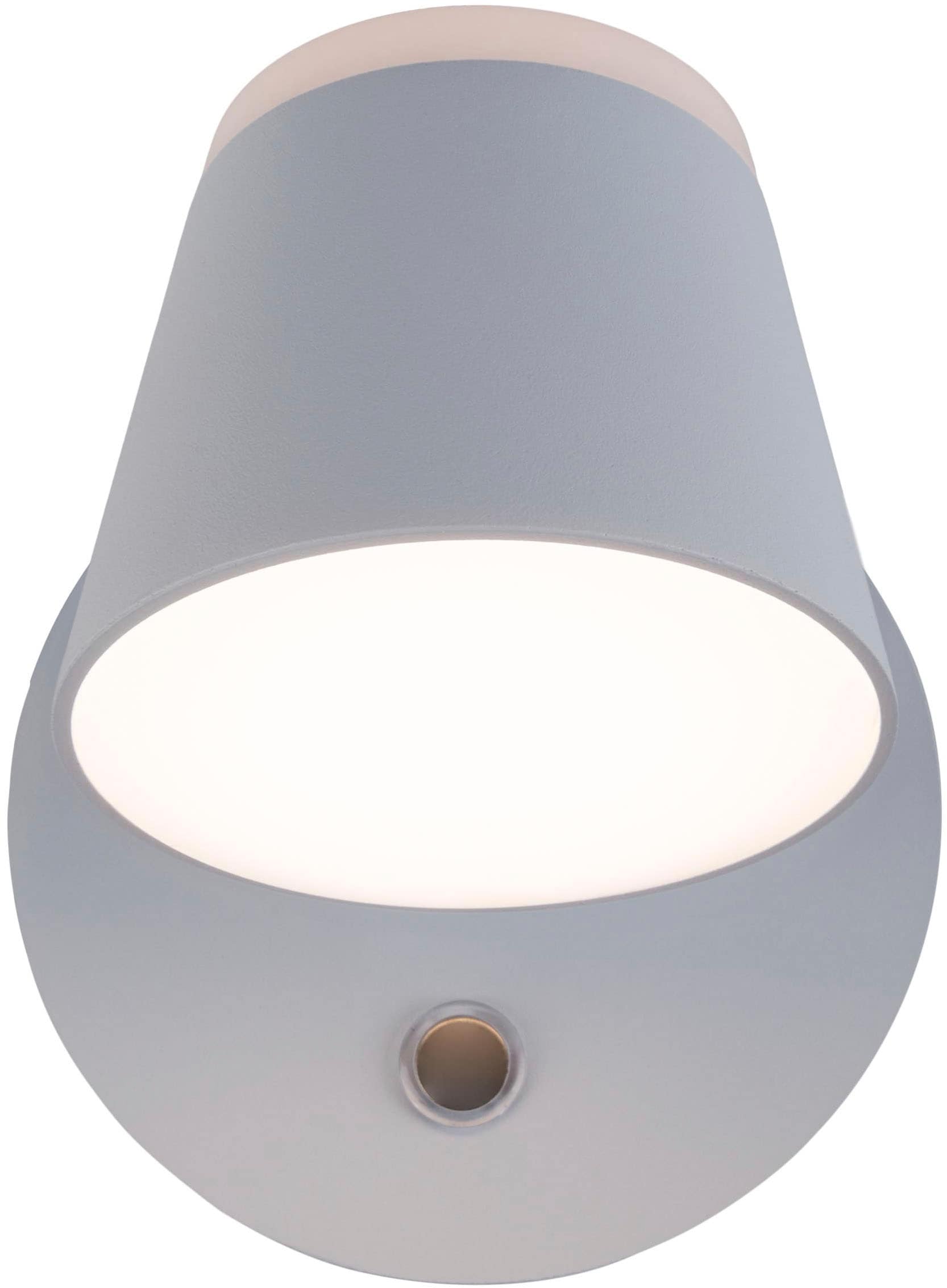 näve LED Wandleuchte »Tondo«, 1 flammig, Leuchtmittel LED-Modul | LED fest integriert, magnetisch, Akku Aufladung per USB-C Kabel, dimmbar per touch, Memory