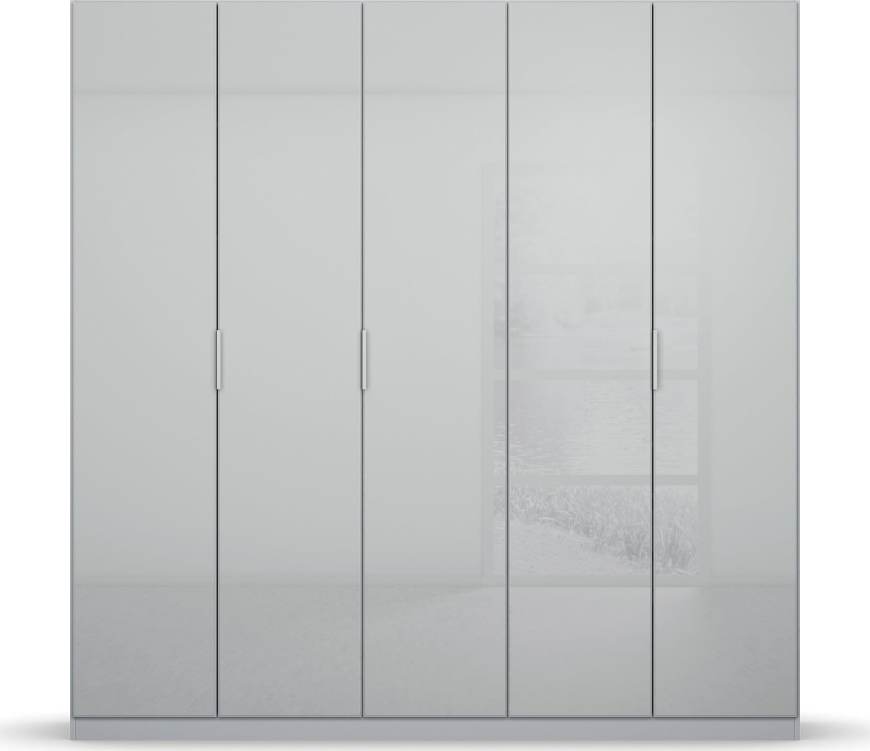 rauch Drehtürenschrank »Kleiderschrank Schrank Garderobe KOLUNA mit hochwertiger Glasfront«, inkl. 2 Innenschubladen sowie extra Einlegeböden MADE IN GERMANY