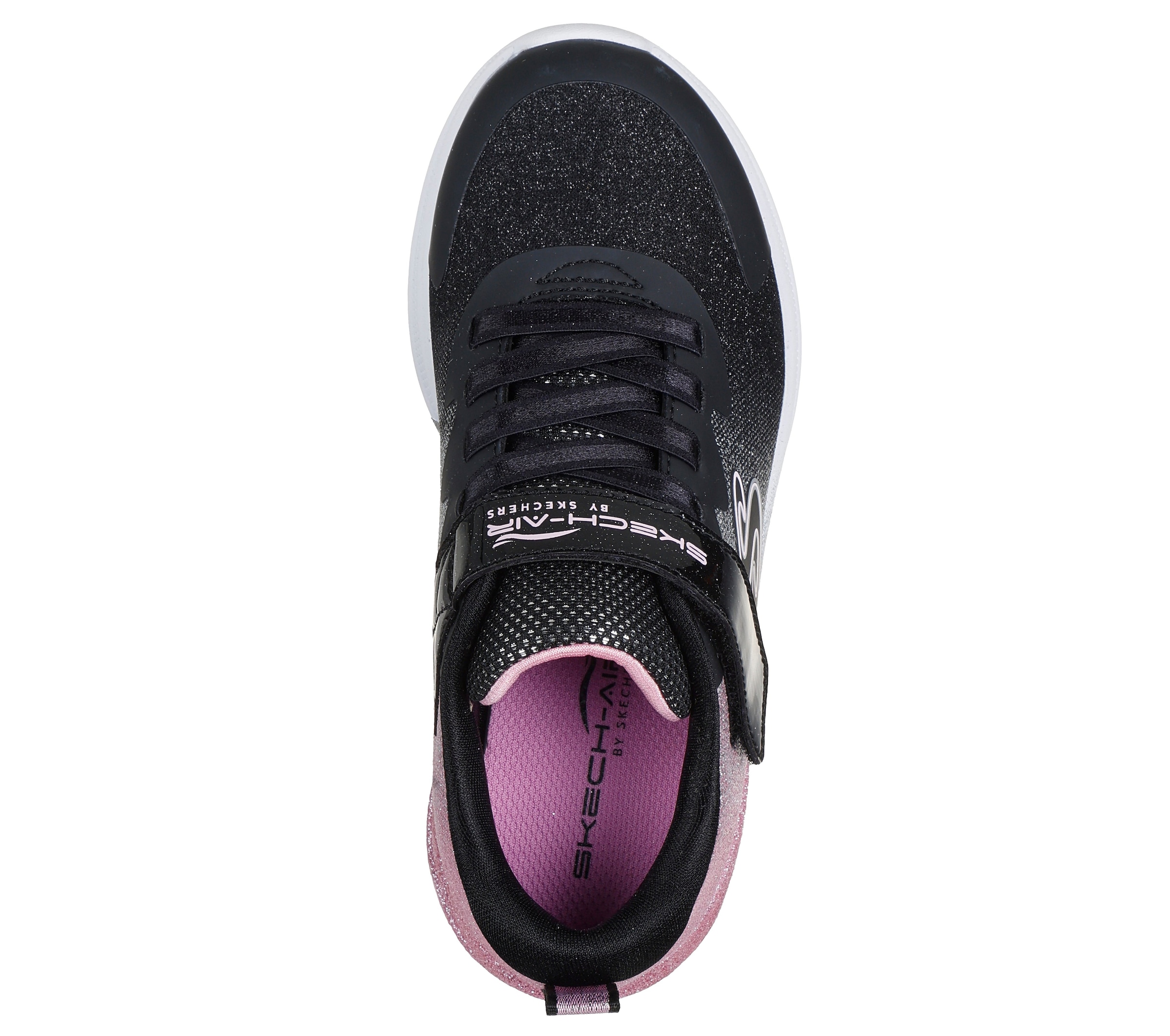 Skechers Sneaker »MICROSPEC MAX ADVANCE«  Klettschuh mit Glitter, Grössenschablone zum Download