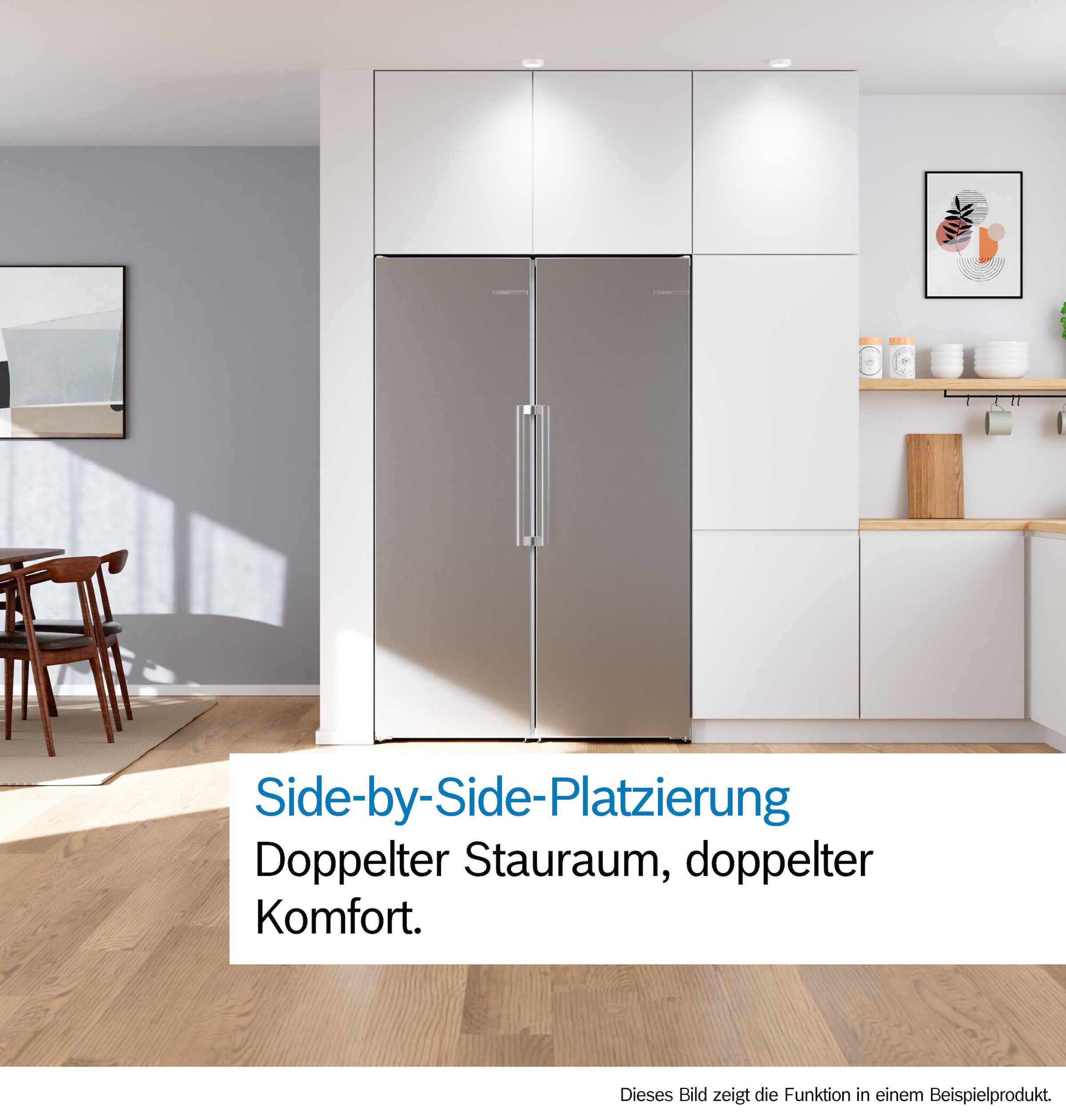 BOSCH Gefrierschrank Serie 6 »GSN36AICM« 186,2 cm hoch 59,5 cm breit Nie wieder abtauen, No Frost Gefrierschrank, großzügiger Stauraum