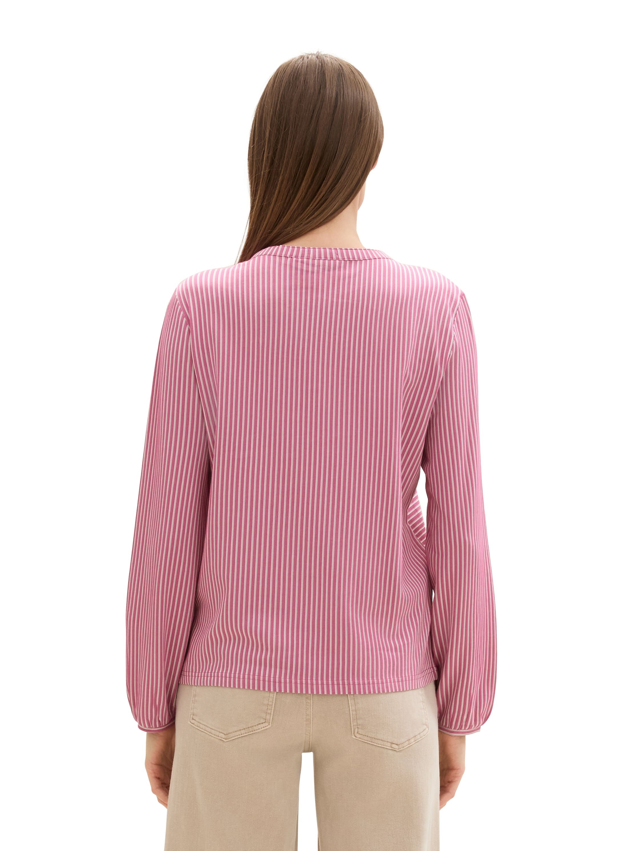TOM TAILOR Ballonshirt, mit Streifen