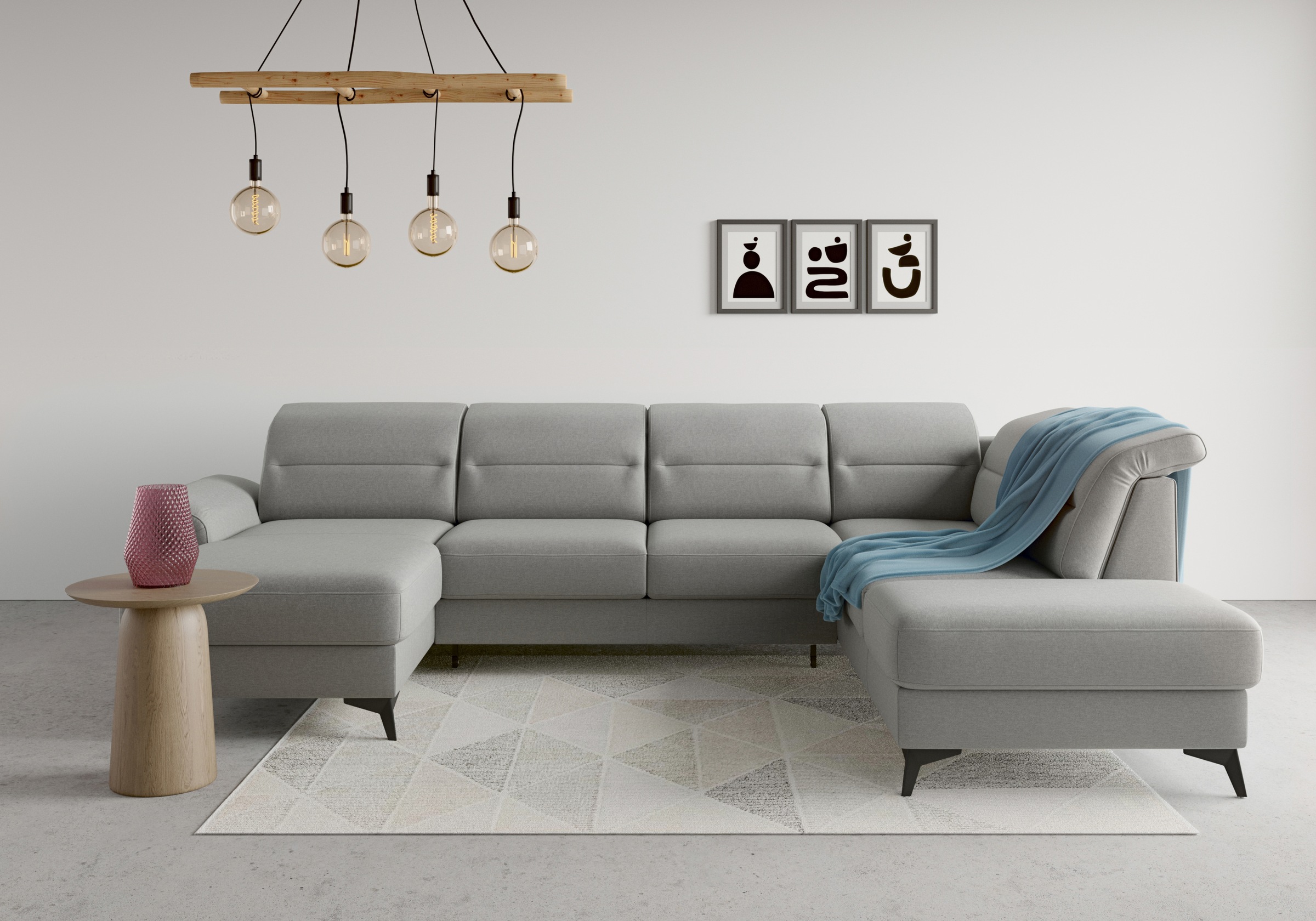 sit&more Wohnlandschaft "Sinatra U-Form" optional mit Kopfteilverstellung u günstig online kaufen