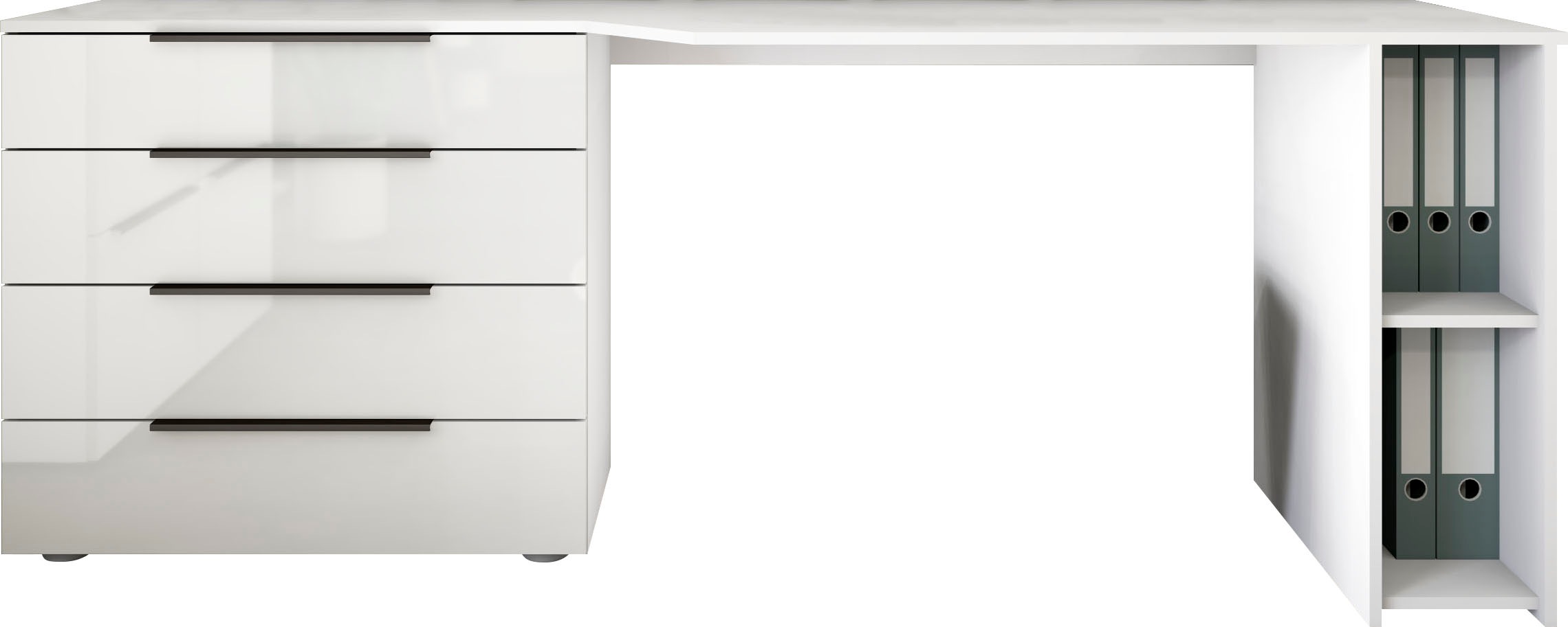 borchardt Möbel Schreibtisch »Tom«, mit Stauraum, Breite 196 cm günstig online kaufen