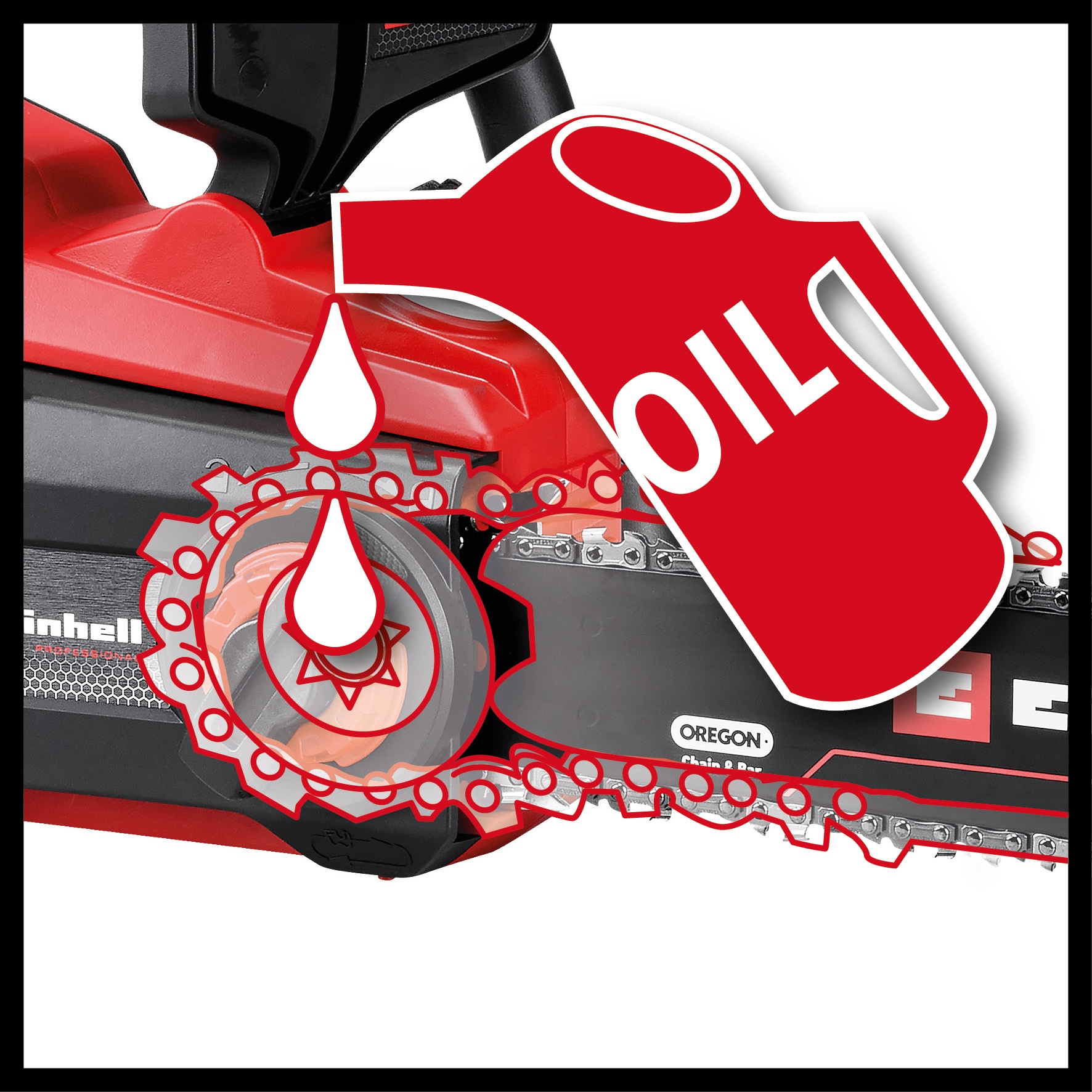 Einhell Akku-Kettensäge »»GP-LC 36/40 Li BL-Solo««, (bürstenloser Motor), ohne Akku, ohne Ladegerät
