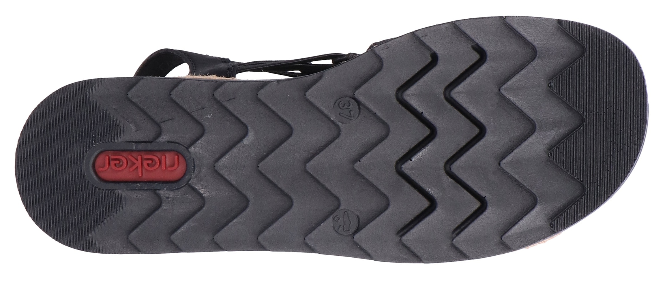 Rieker Plateausandale  Sommerschuh, Sandalette, modisches Plateau