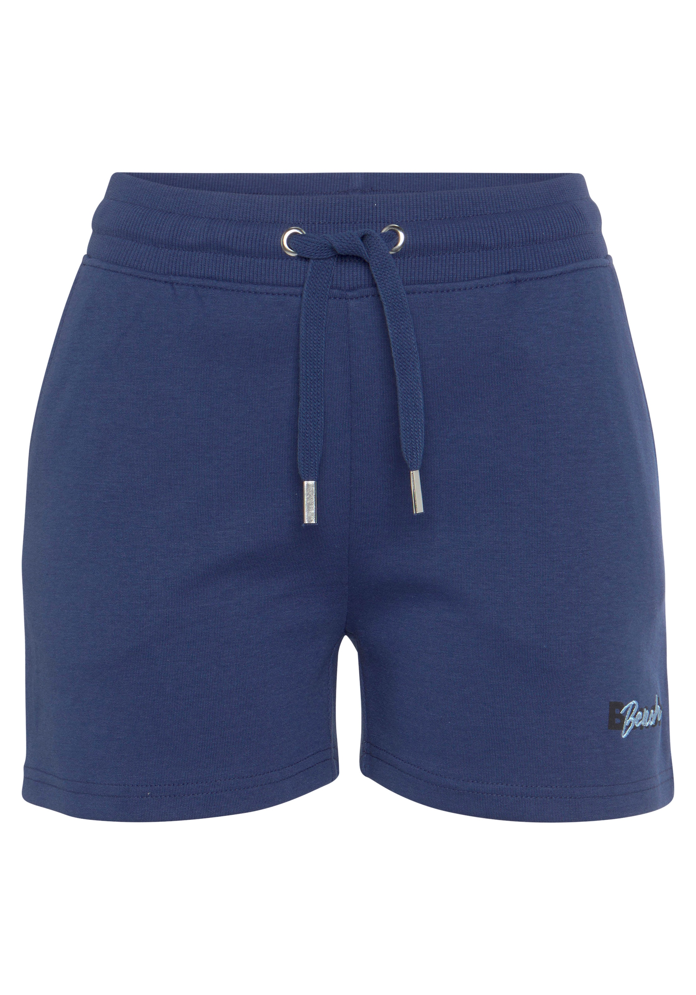 Bench. Loungewear Shorts, mit Logodruck und Stickerei
