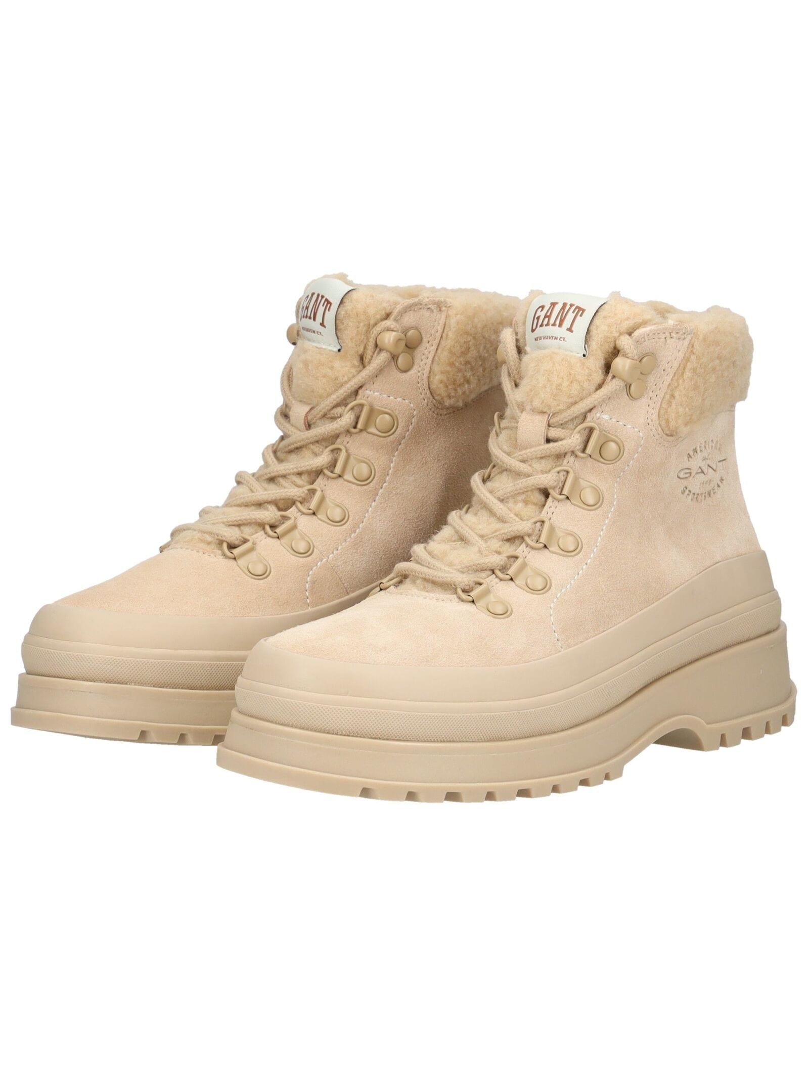 Gant Schnürstiefelette »Gant Stiefelette Lederimitat/Textil«