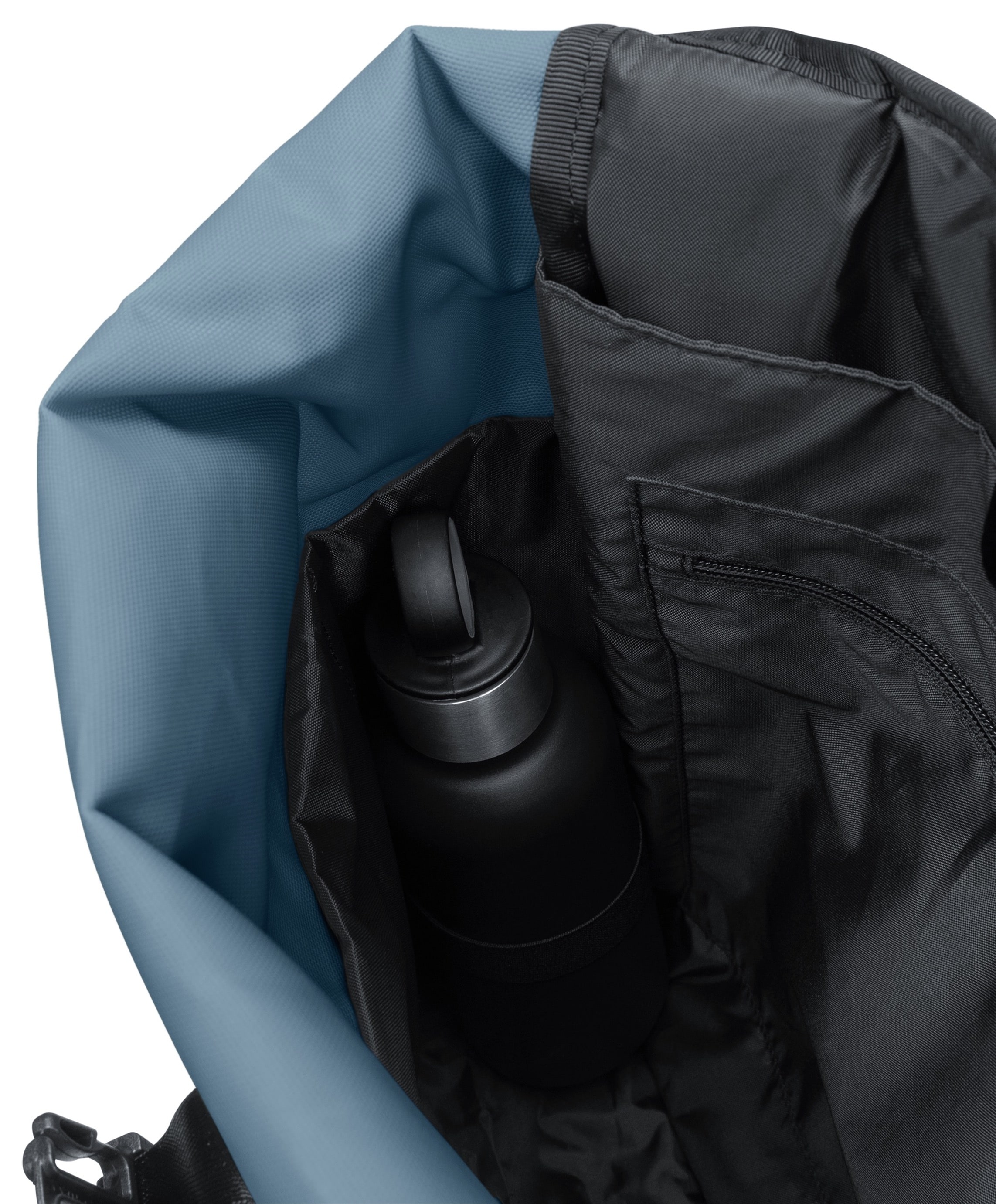Eastpak Freizeitrucksack »UP ROLL Tarp Dust Blue« Rolltop-Rucksack mit wasserabweisender Funktion