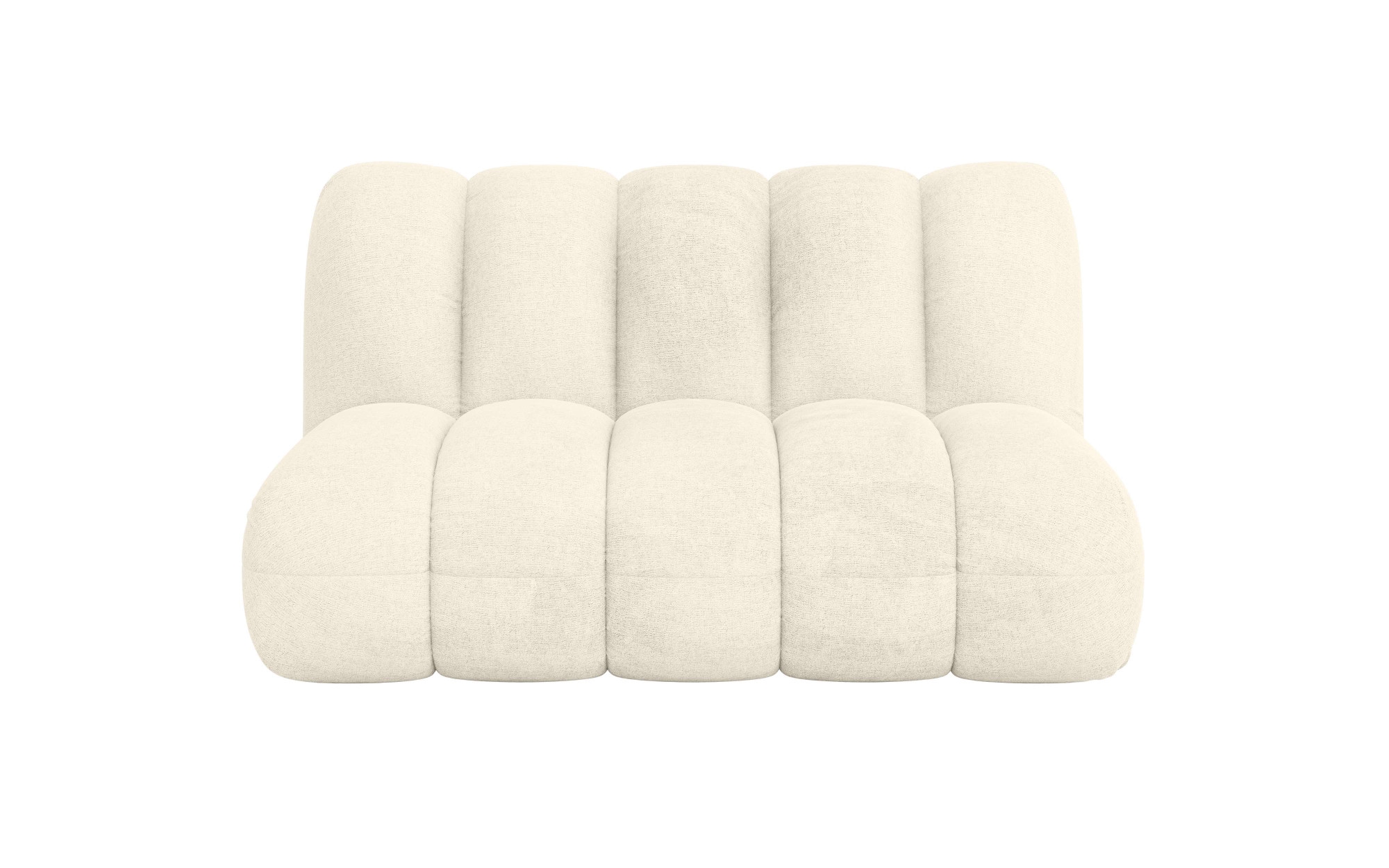 LeGer Home by Lena Gercke 2-Sitzer »Priya Designersofa, moderne Steppung, auch in Bouclé«, gemütlich und modern, B/T/H: 155/108/84 cm