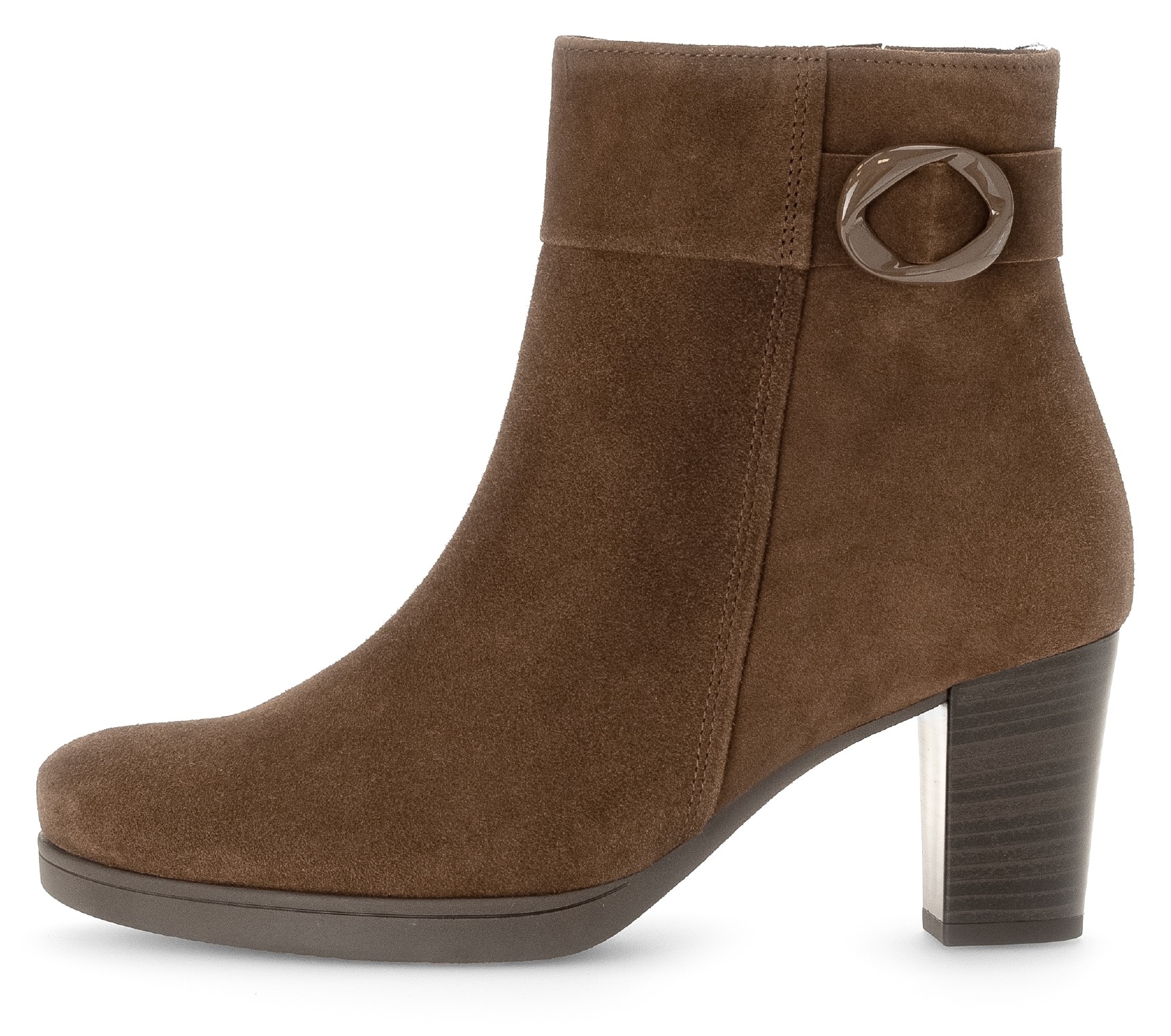 Gabor Stiefelette »Ancona«, Blockabsatz, Ankle Boots mit trendiger Schaftgestaltung