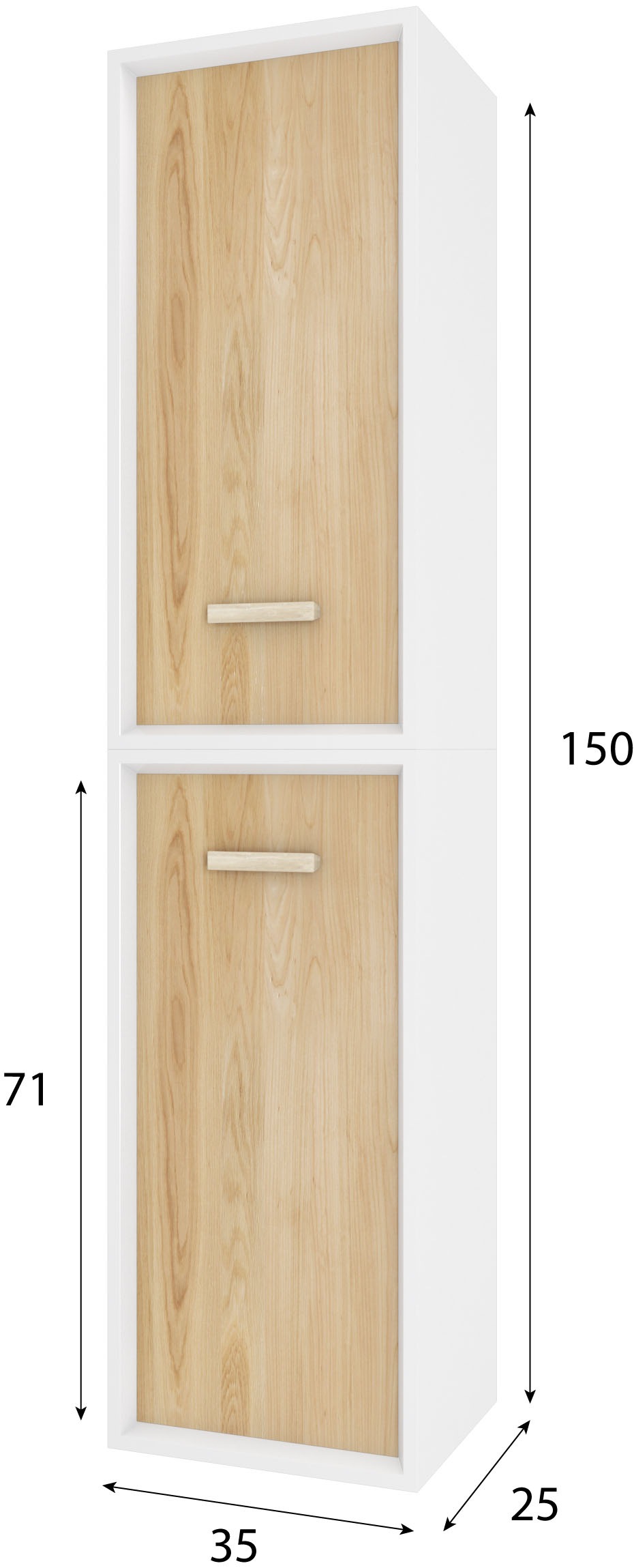 Marwell Hängeschrank »FJORD« 35x150x25 cm
